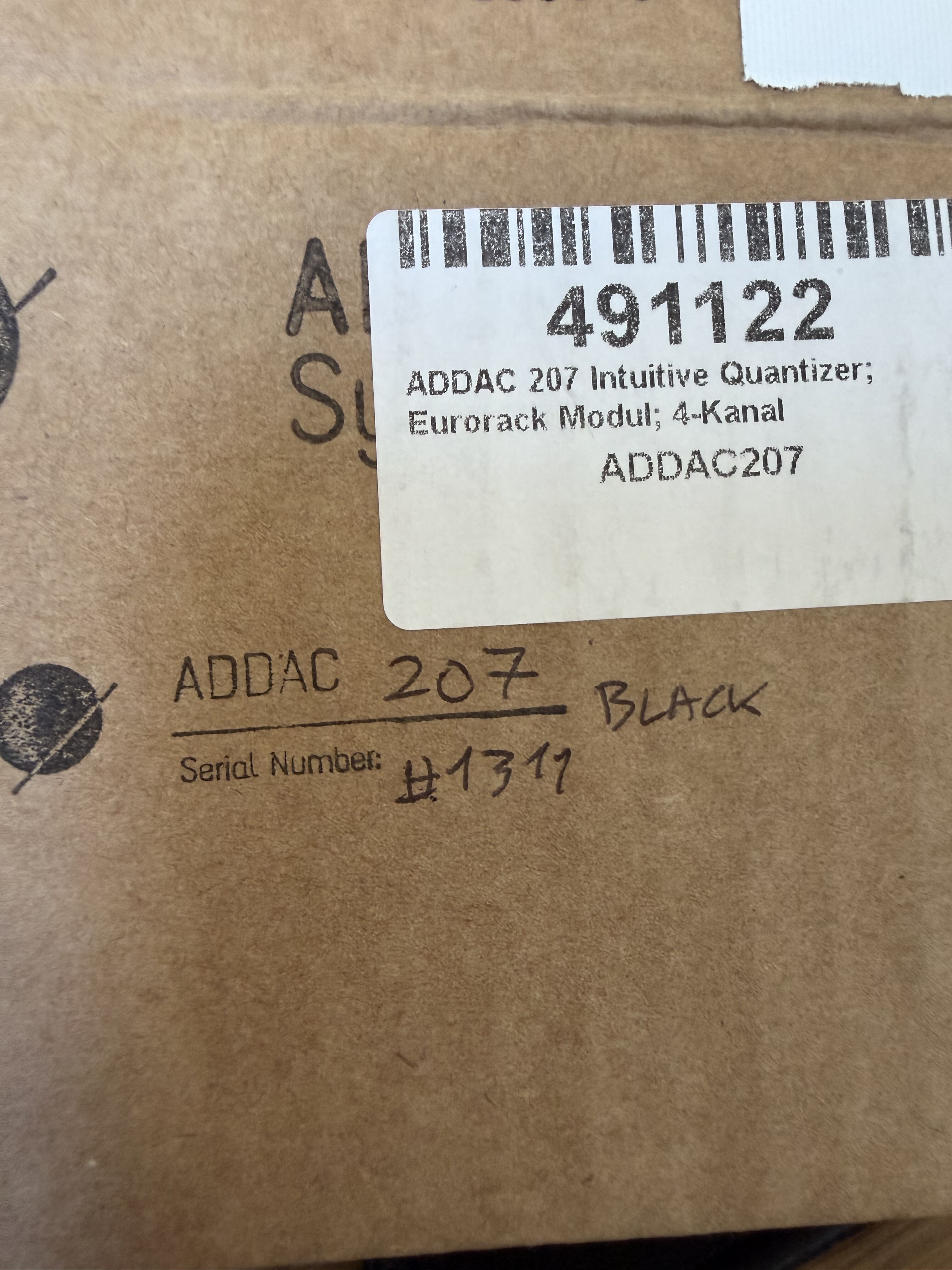 Vends Addac 207 comme neuf