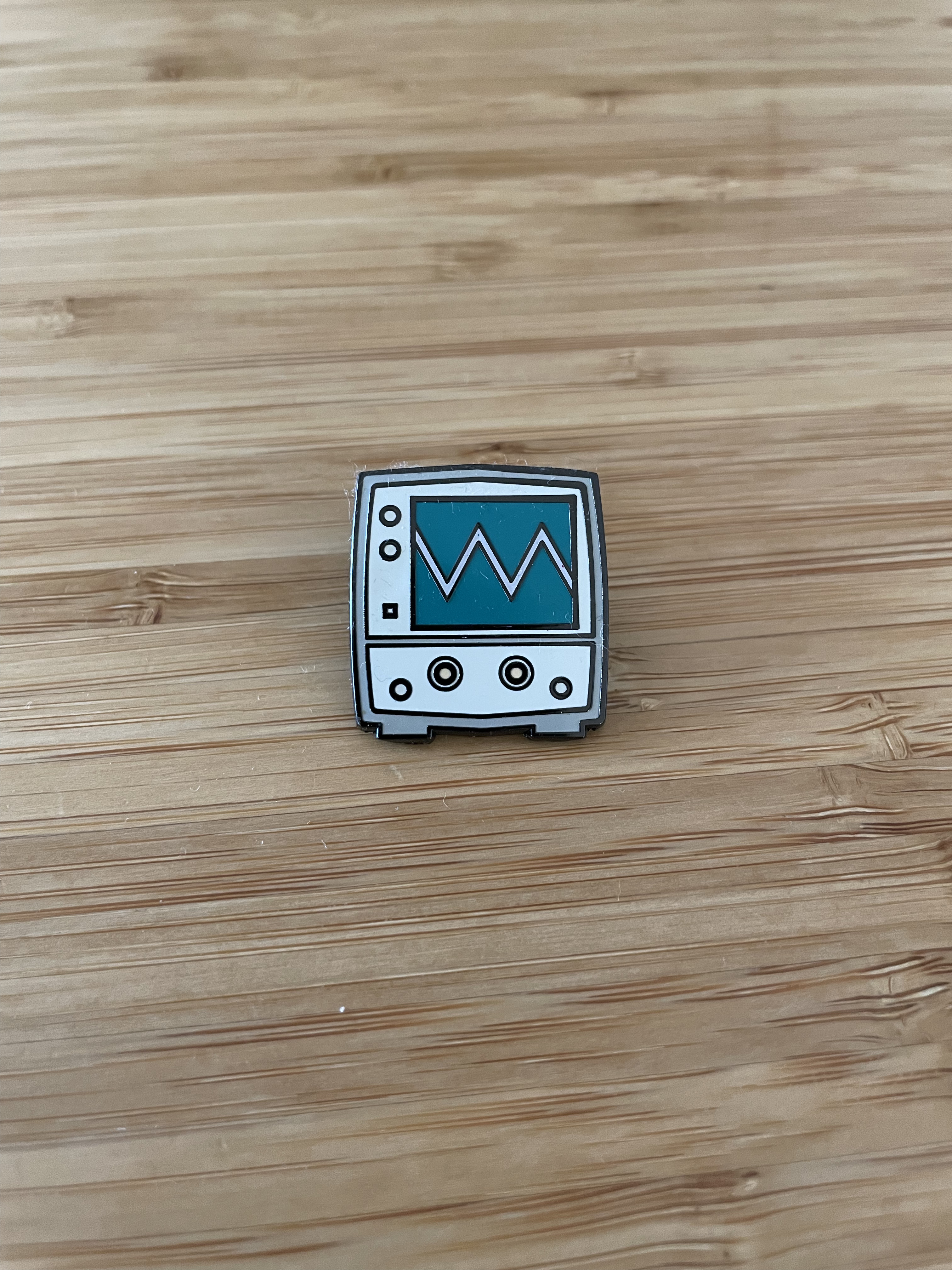 Pin’s oscilloscope phosphorescent (3 cm)