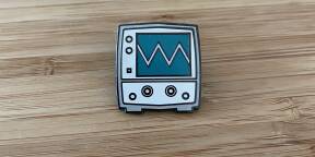 Pin’s oscilloscope phosphorescent (3 cm)