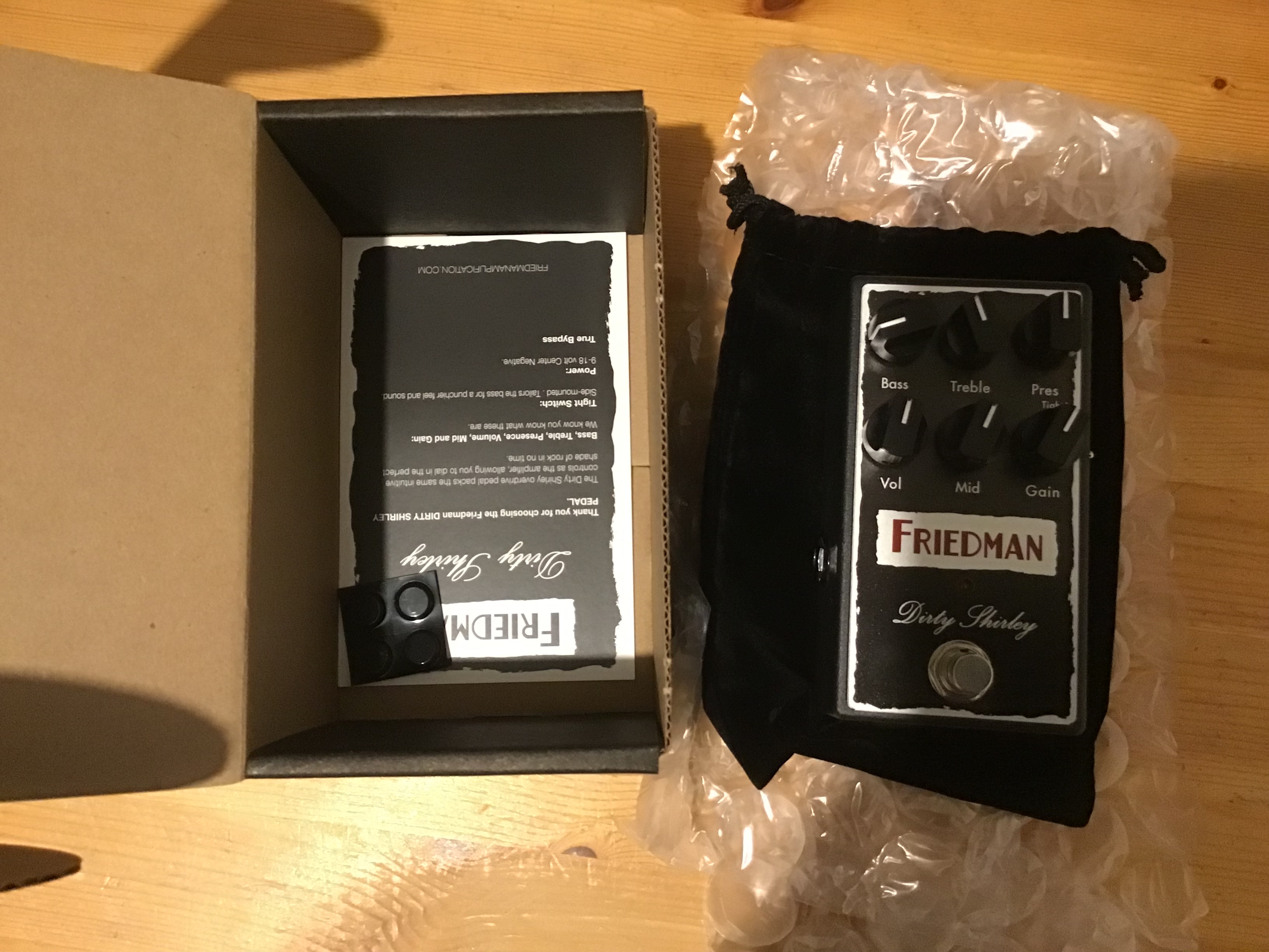 Friedman Amplification Dirty Shirley Overdrive (7799)