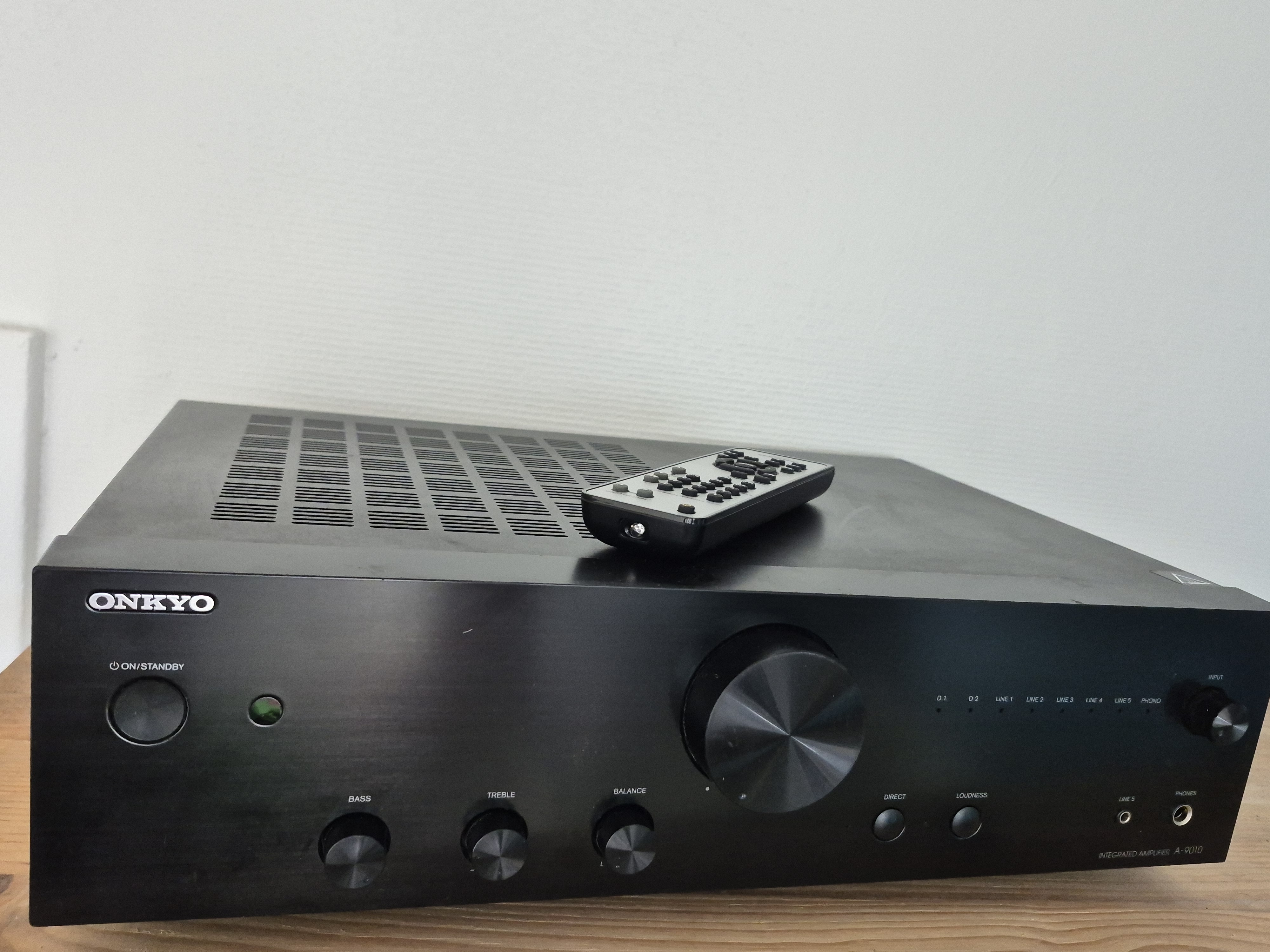Onkyo A-9110 Amplificateur Hi-Fi stéréo – très bon état – télécommande