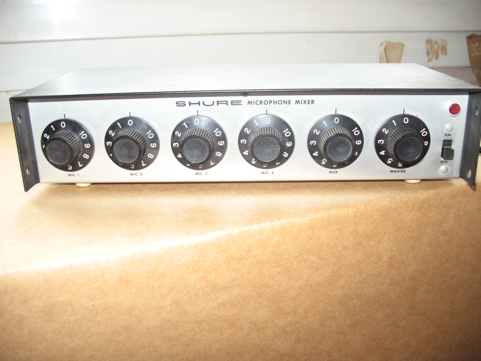 Mixeur micro SHURE vintage