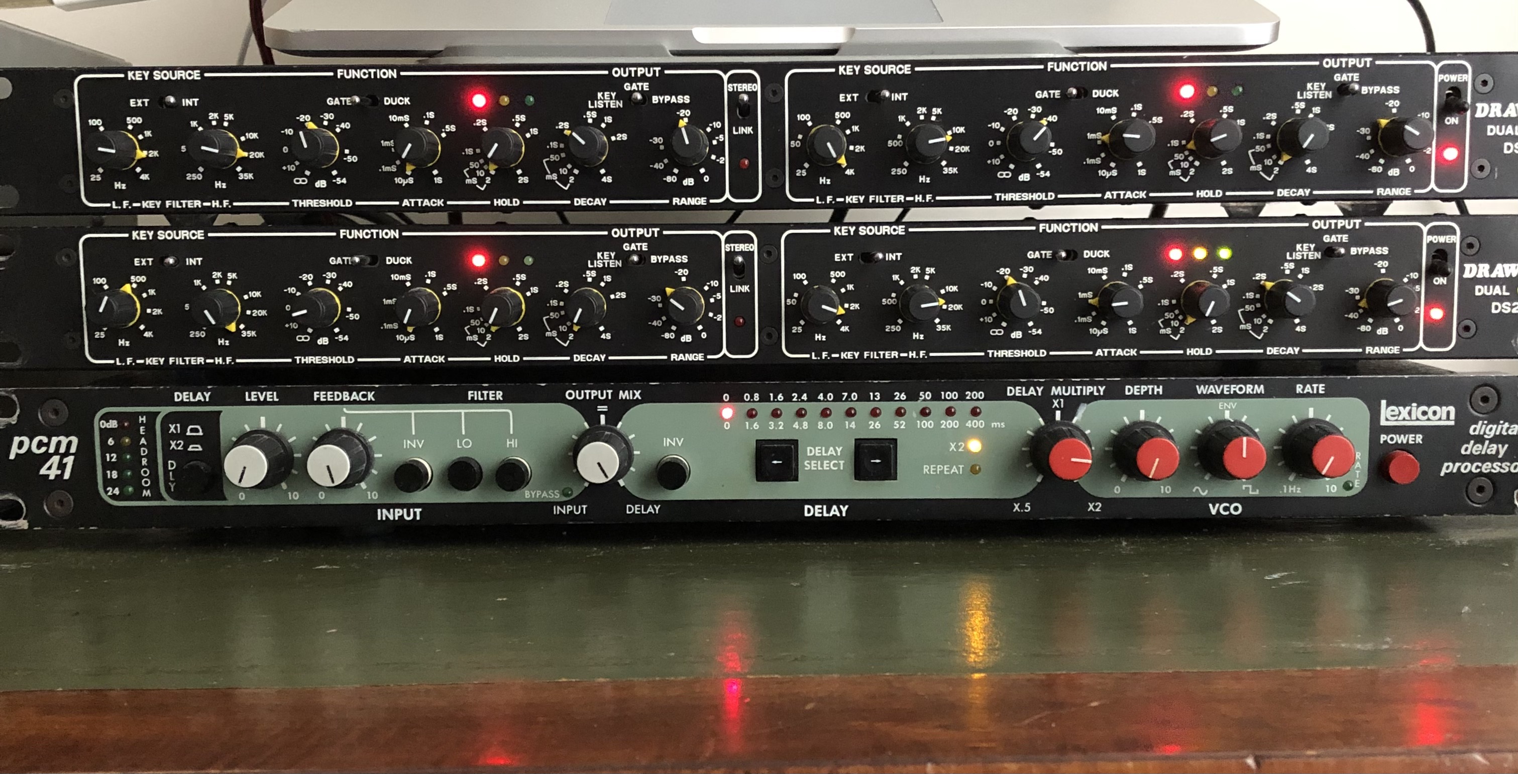 2 X Drawmer DS201 Dual Gate