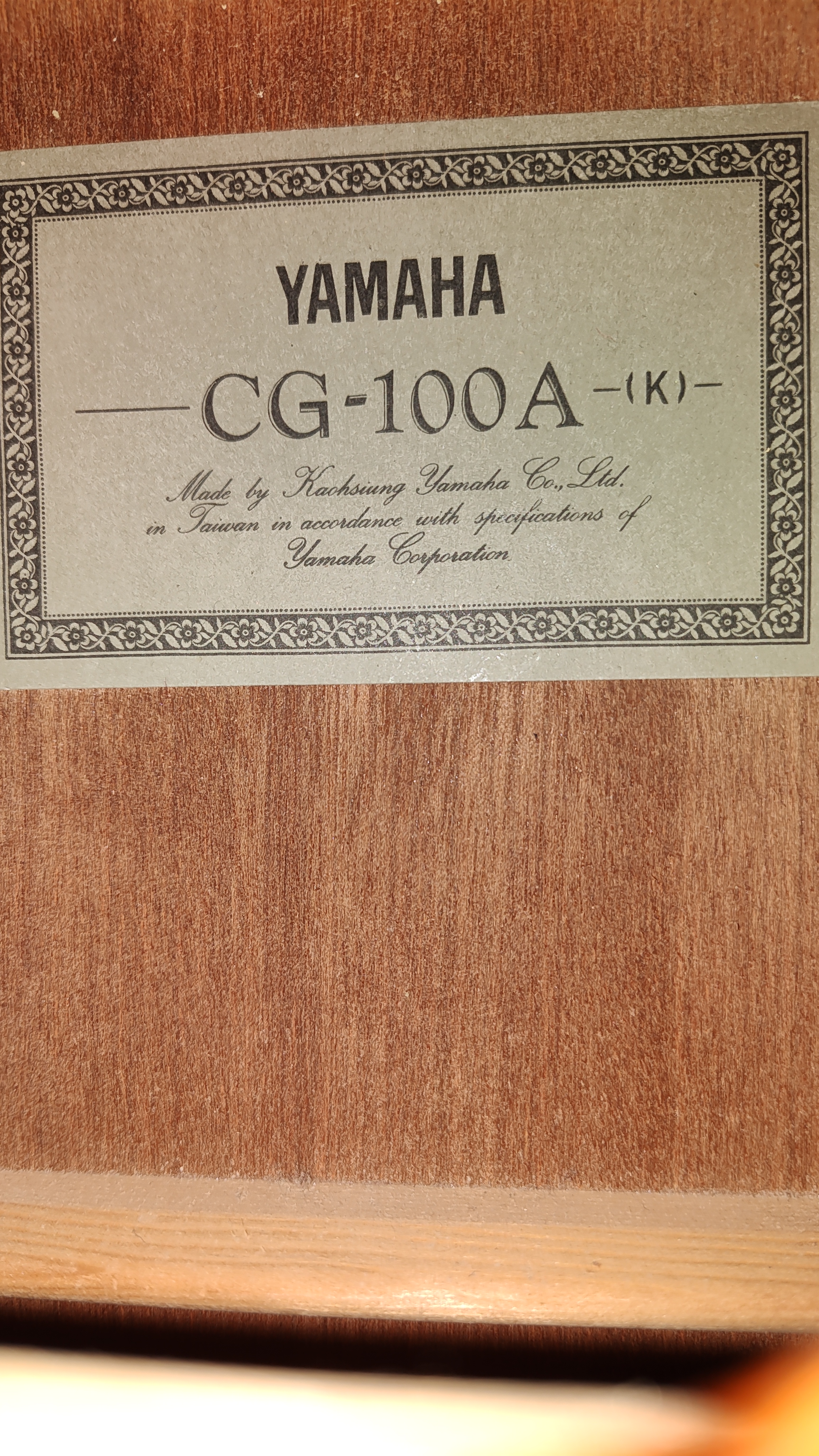 Yamaha CG100A (31808)