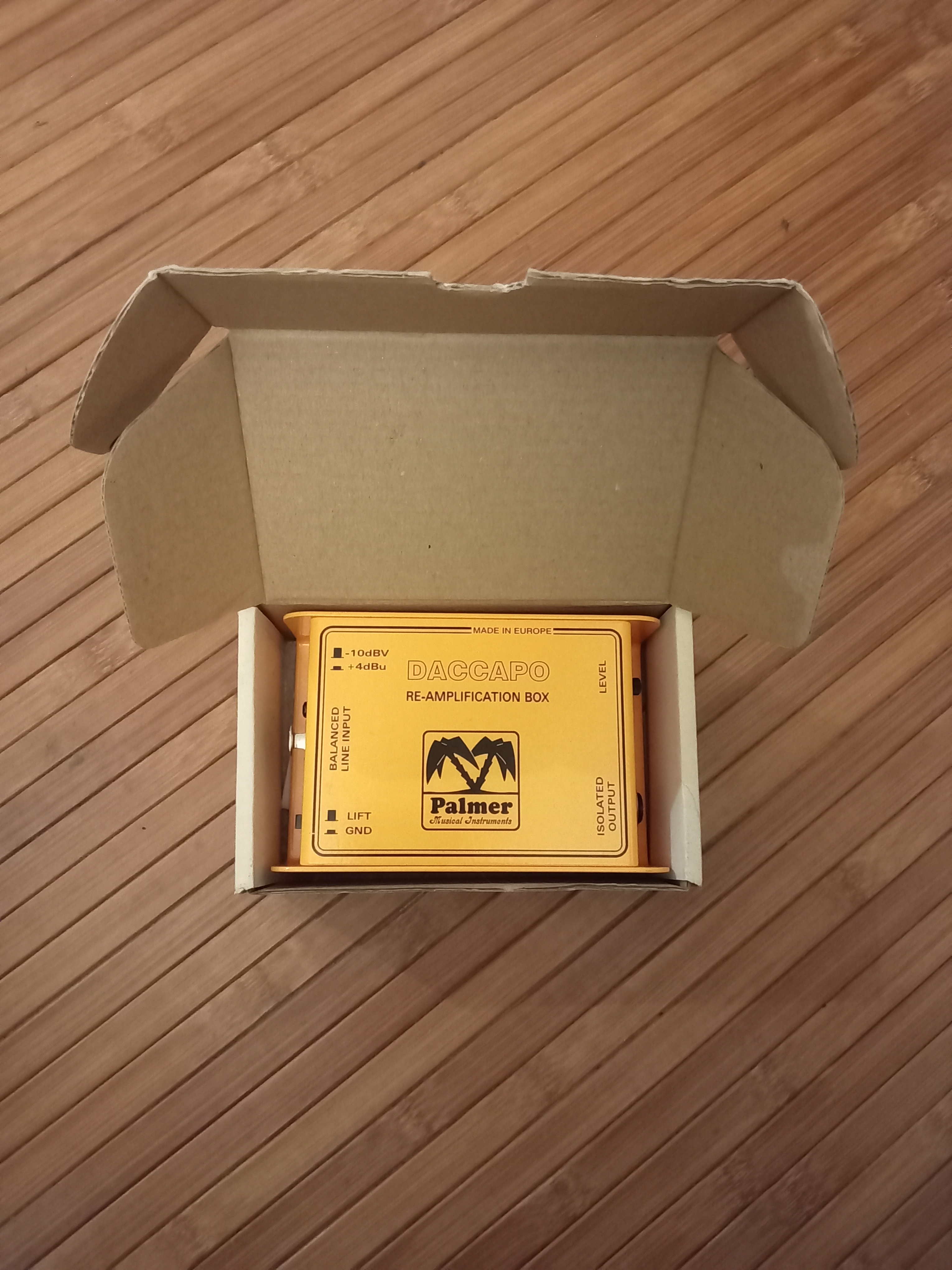 Pédale de réamp Palmer Daccapo