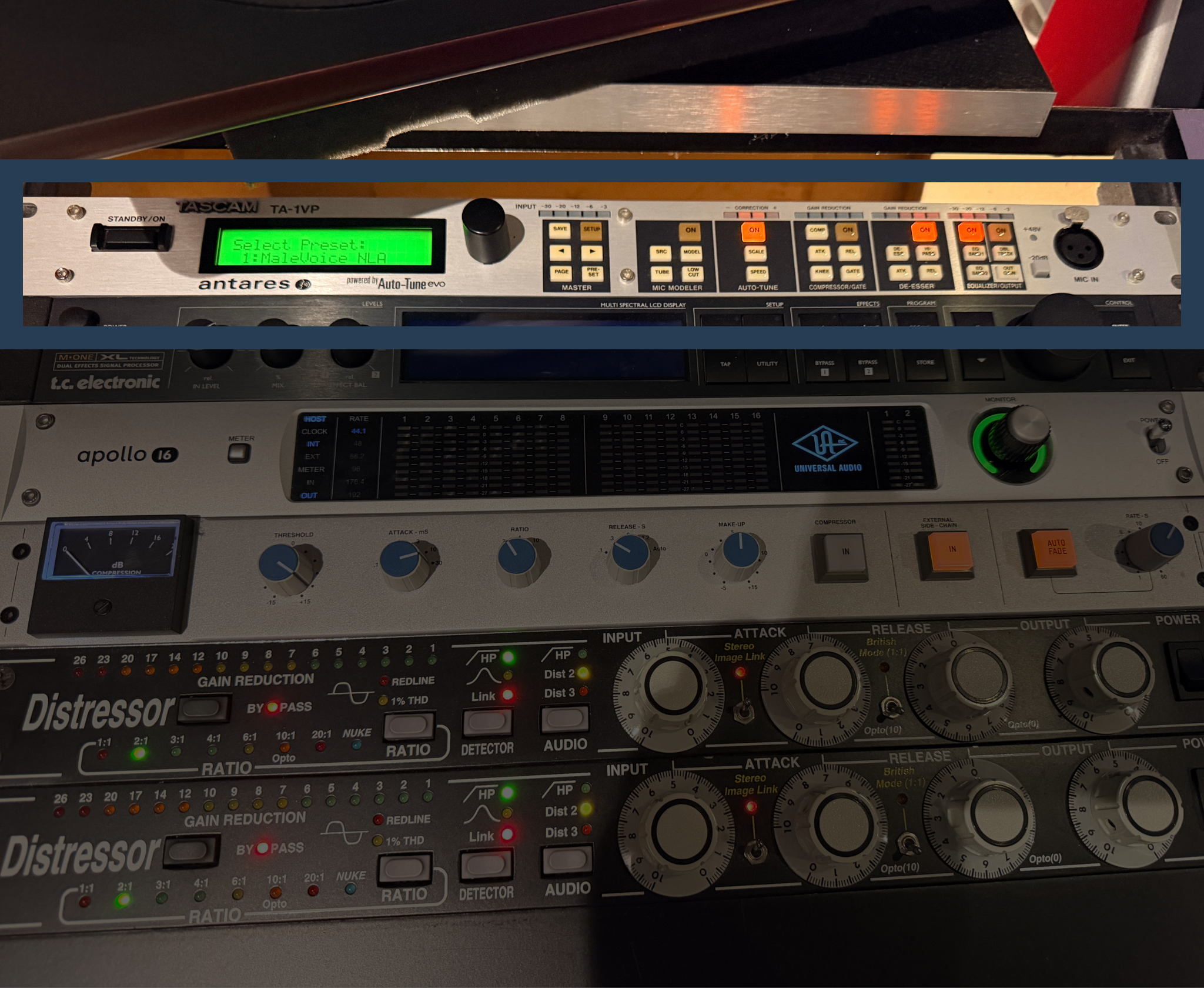 Rack Tascam TA-1VP AutoTune ANTARES
