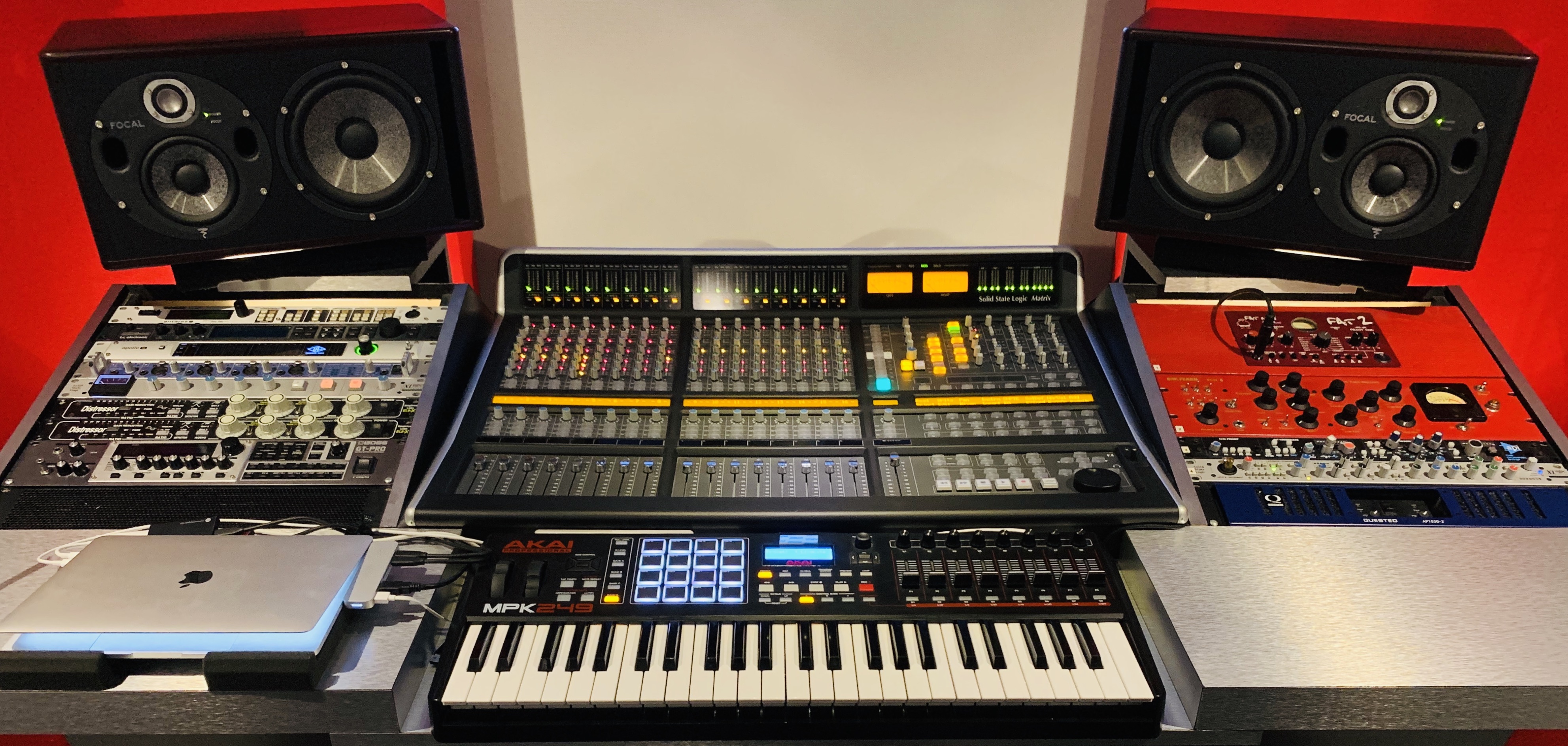 Console SSL Matrix avec câblage