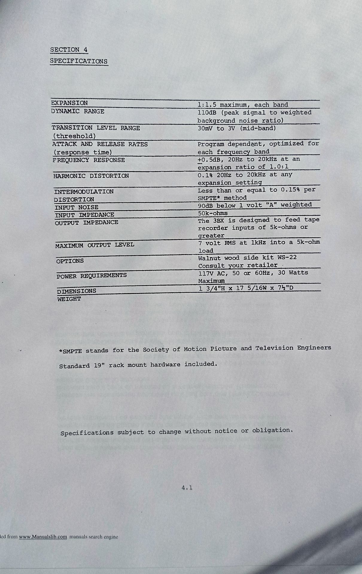 dbx 3BX model vintage (50965)