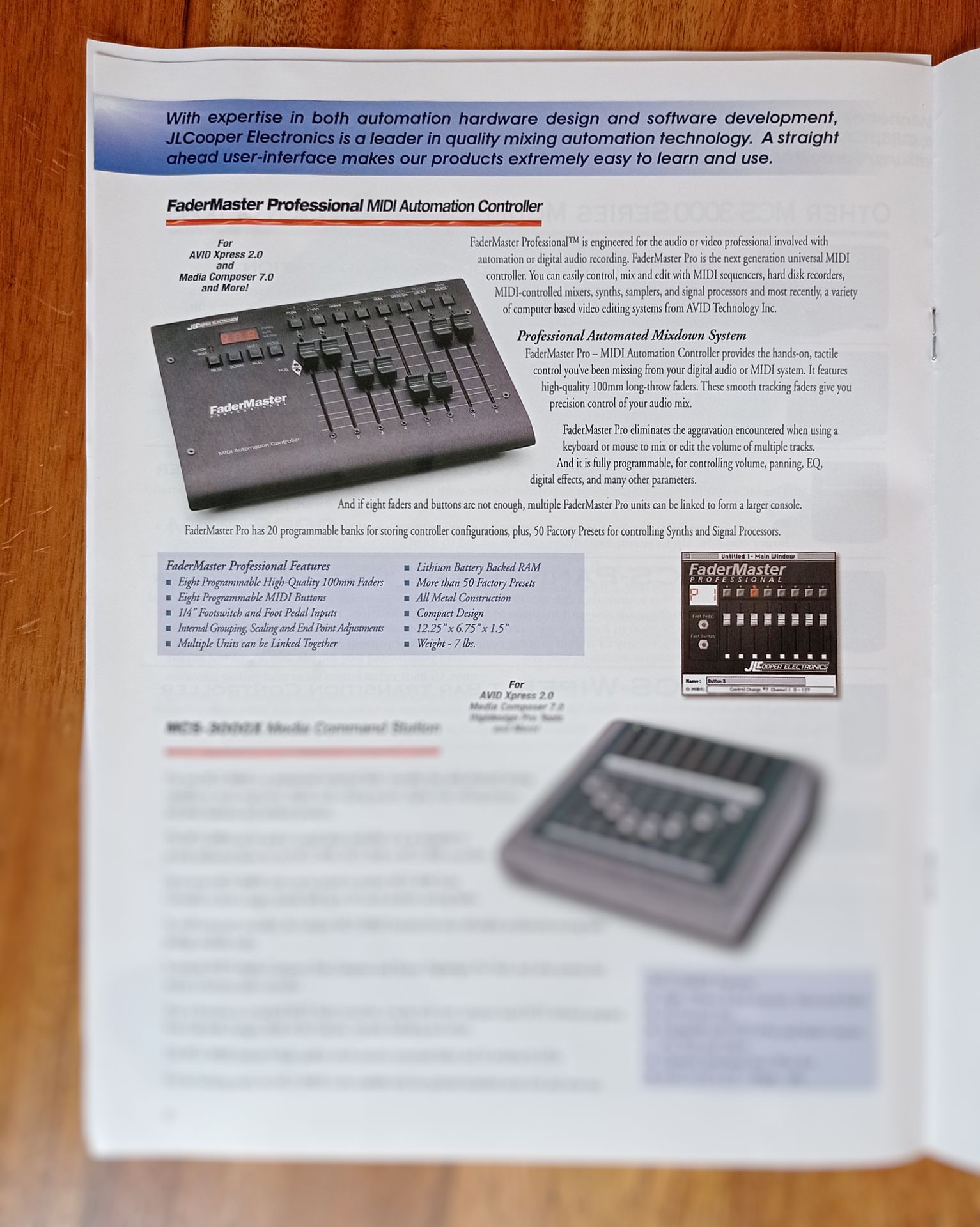 JL Cooper Electronics Fader Master Pro (74506)