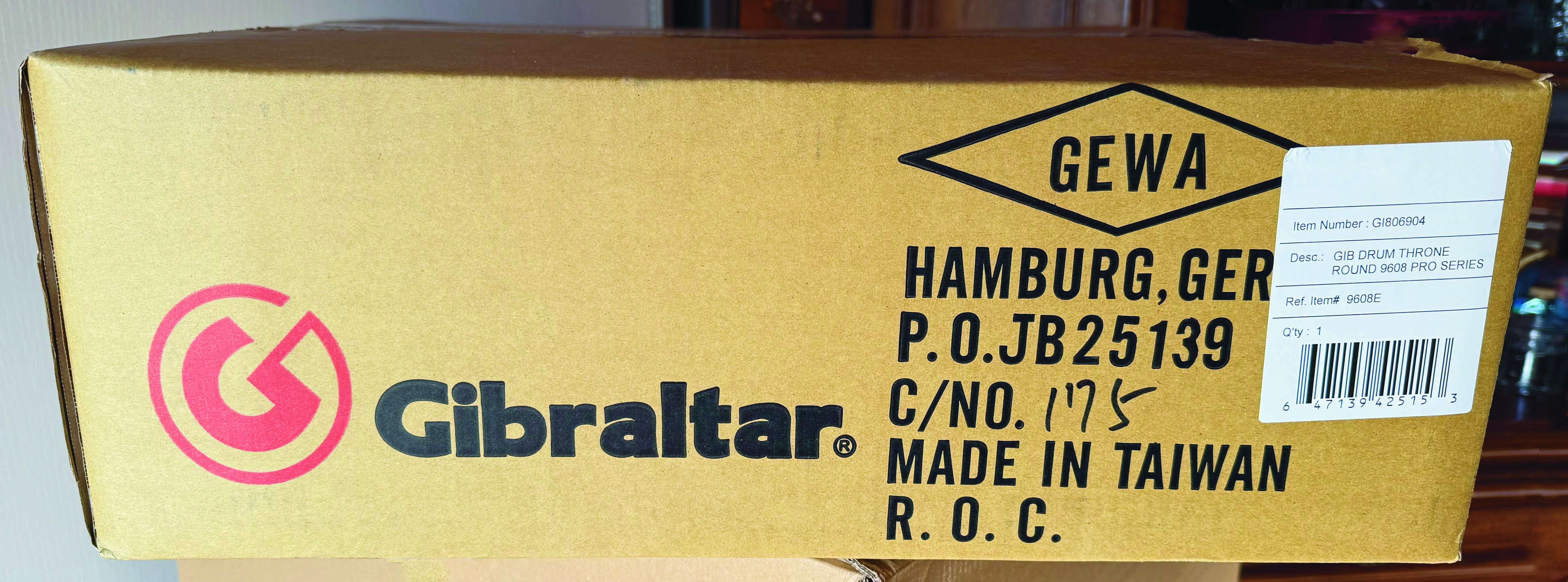 Siege batteur GIBRALTAR 9608 E