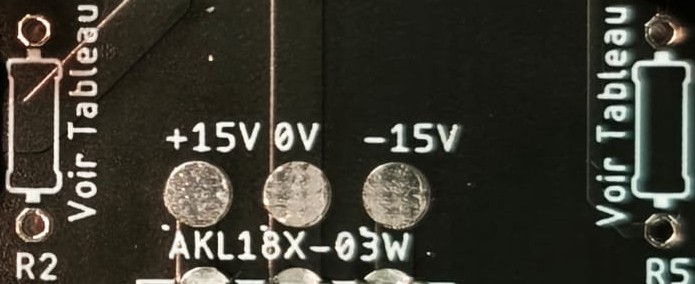 Alim Symétrique - Empty resistors