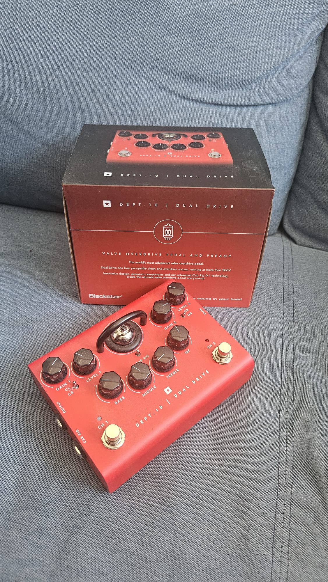 Blackstar Dept.10 Dual Drive – pédale préampli à lampe