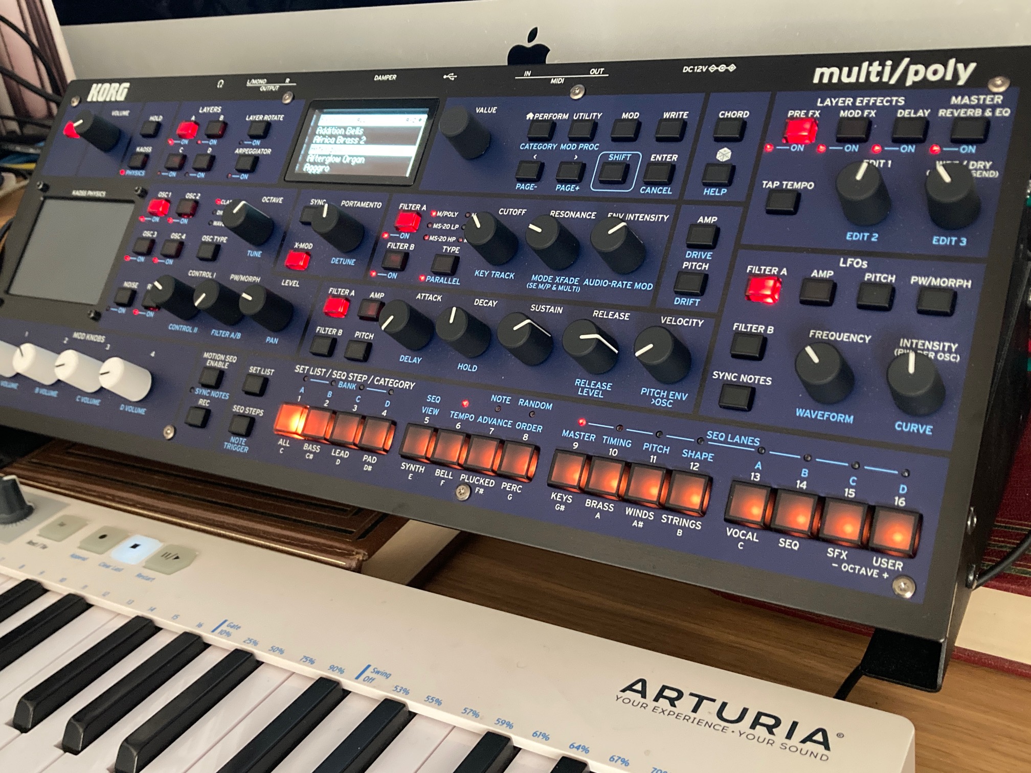 Korg Multi/Poly module acheté neuf fin janvier