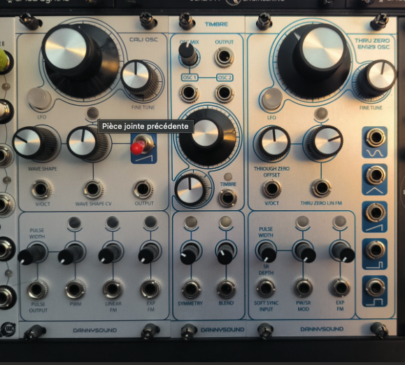 Vends Dannysound Timbre + EN129 + Cali OSC