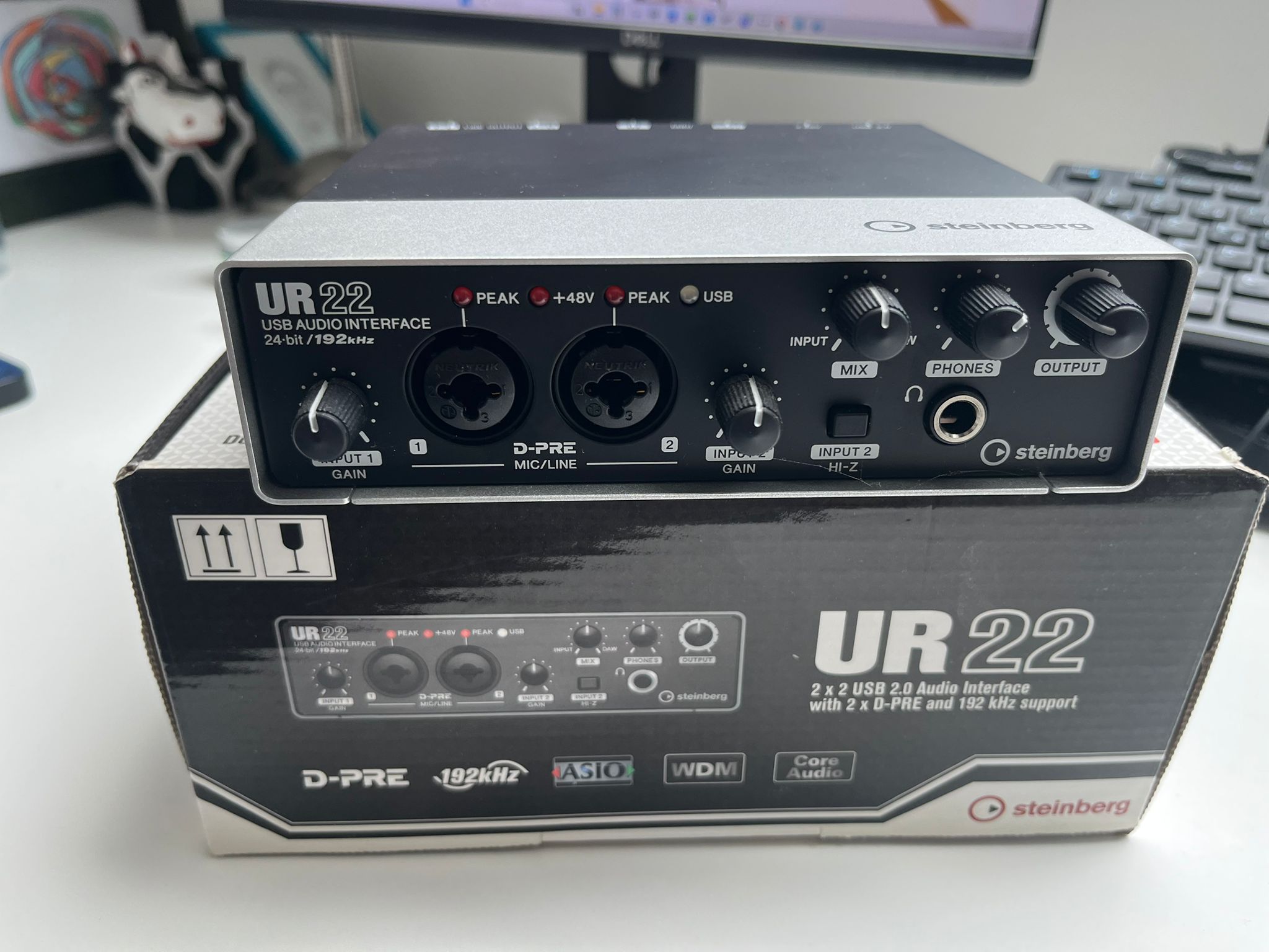 Carte interface Steinberg ur 22