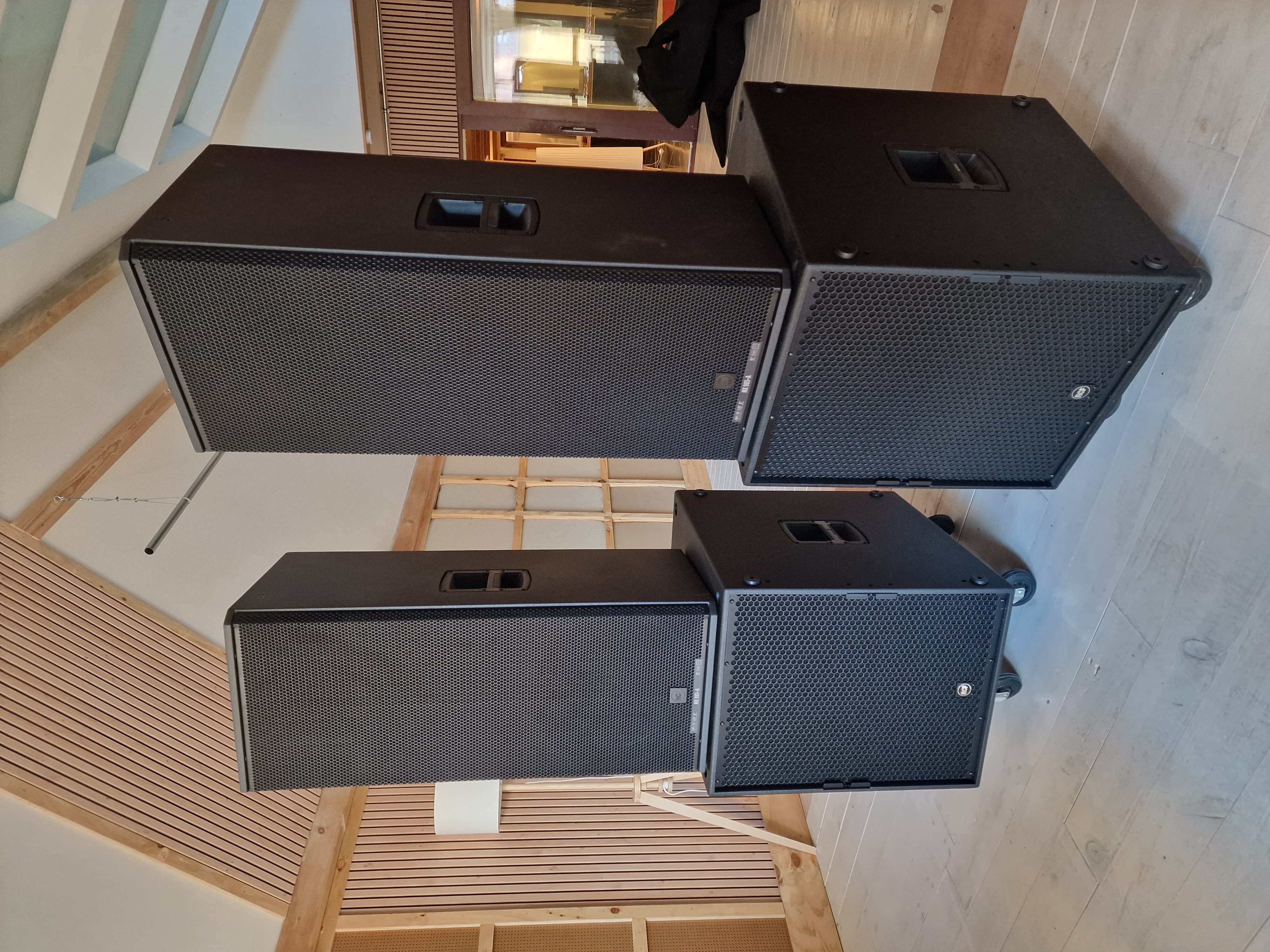 Façade sonorisation RCF haute puissance neuve facture