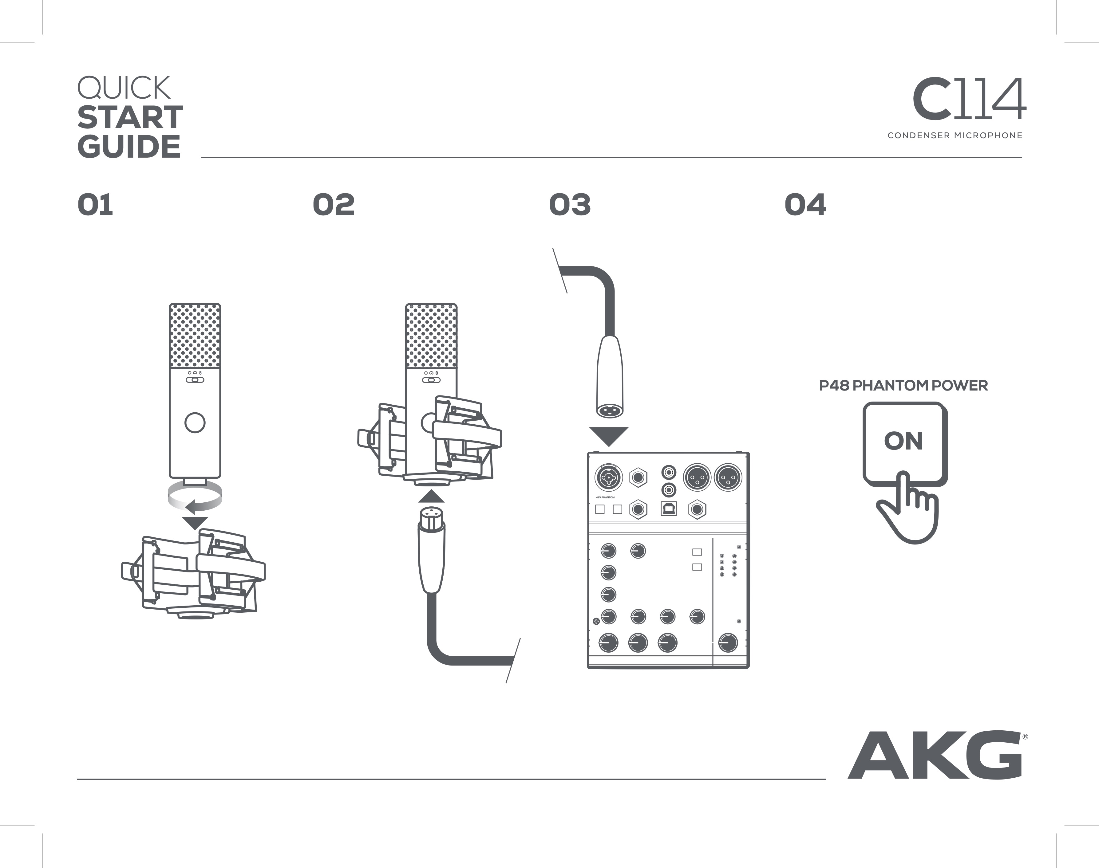 Akg C114 QuickStartGuide