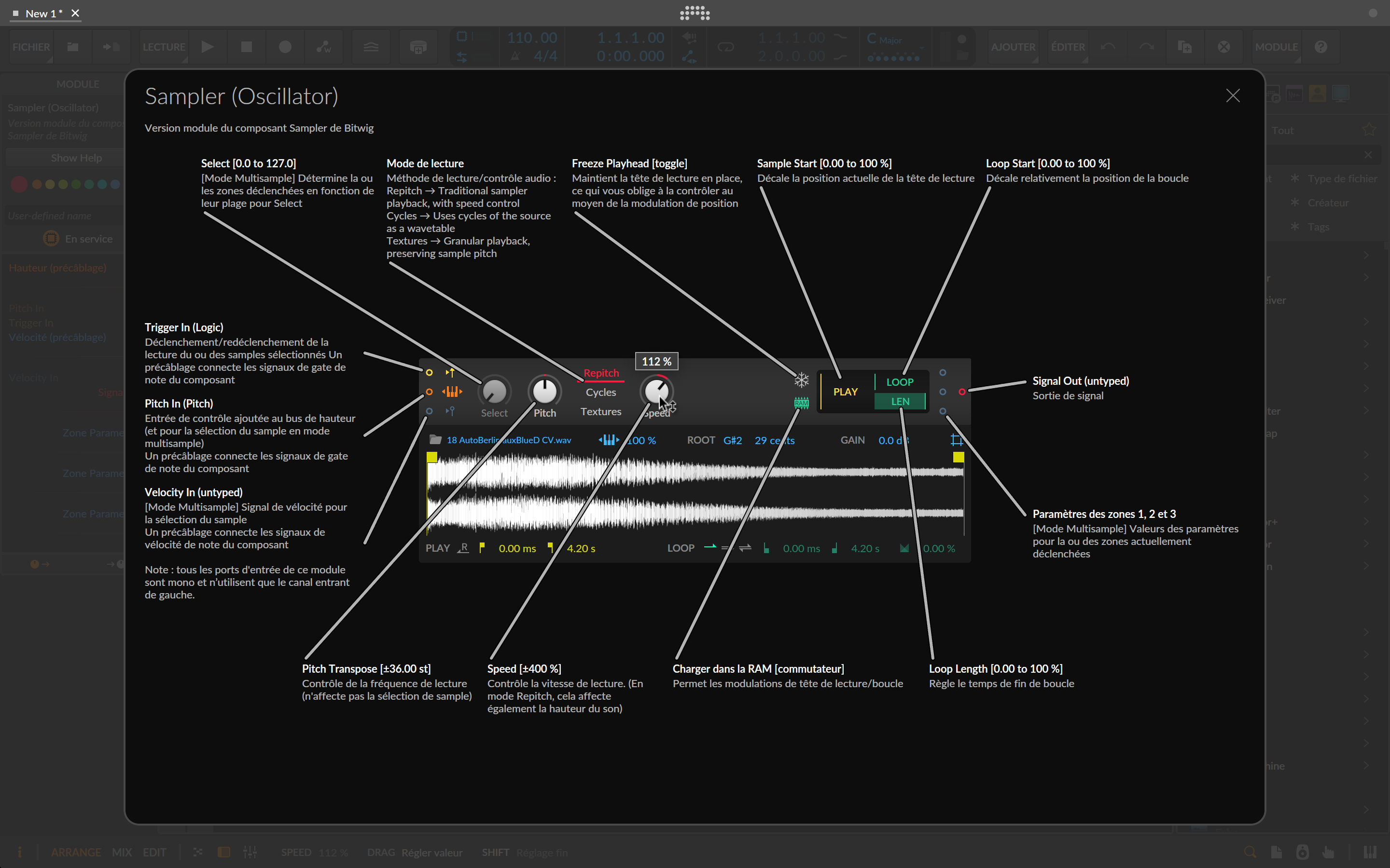 Bitwig Aide interractive