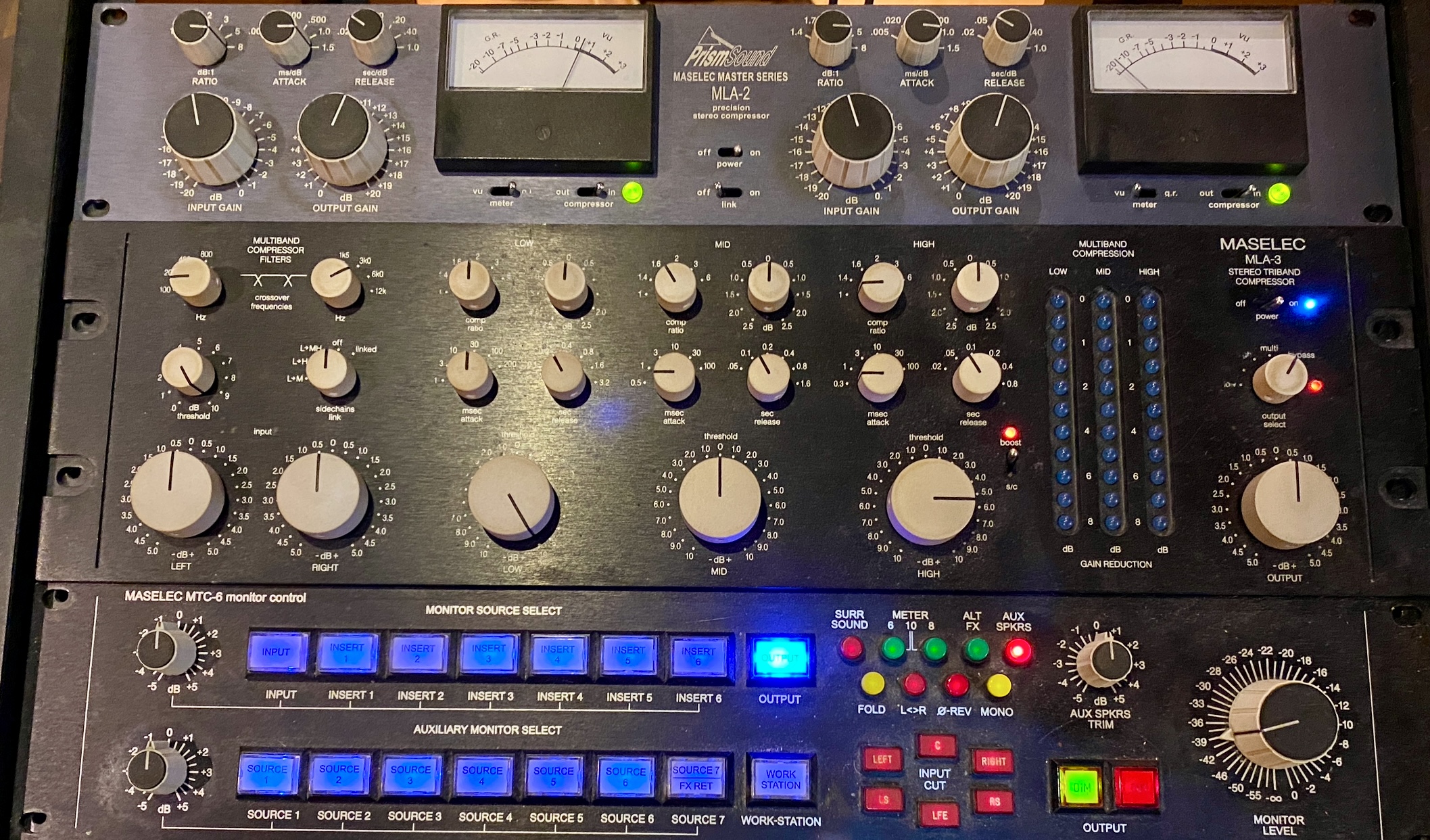 vends  Maselec/Prism - MLA-2 Compressor