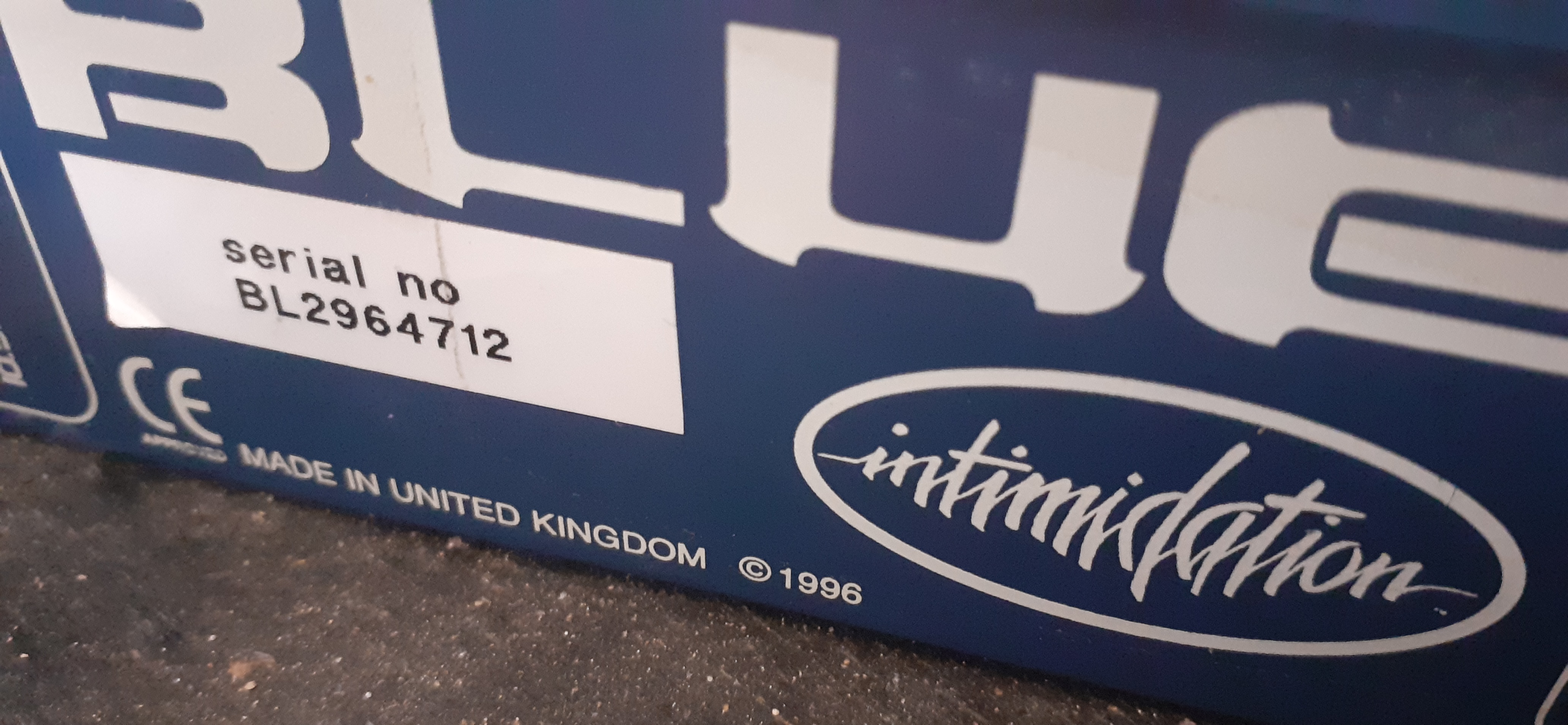 Intimidation Blue (13216)