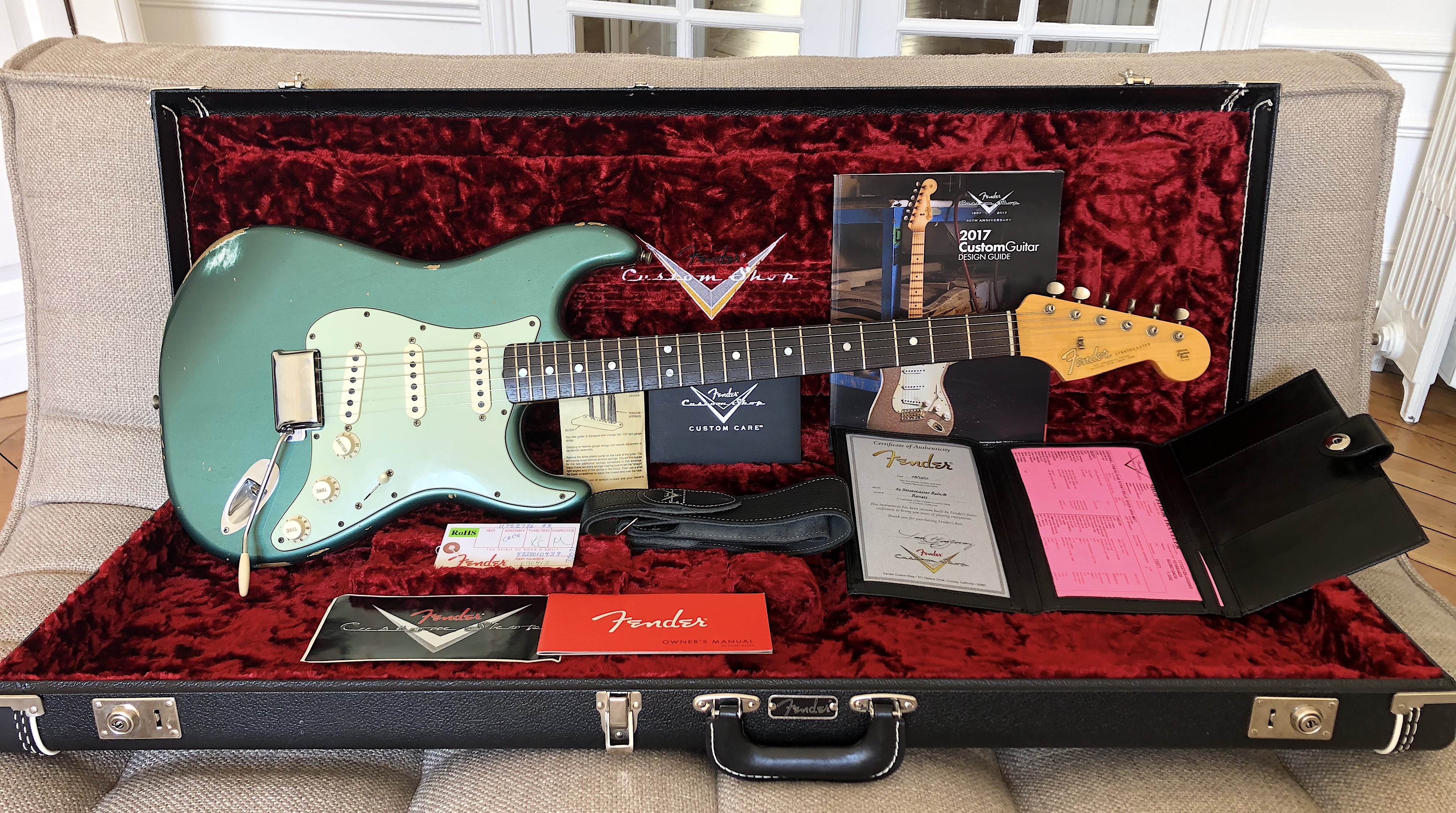 Fender Stratocaster CS 65 Relic - Sherwood Green