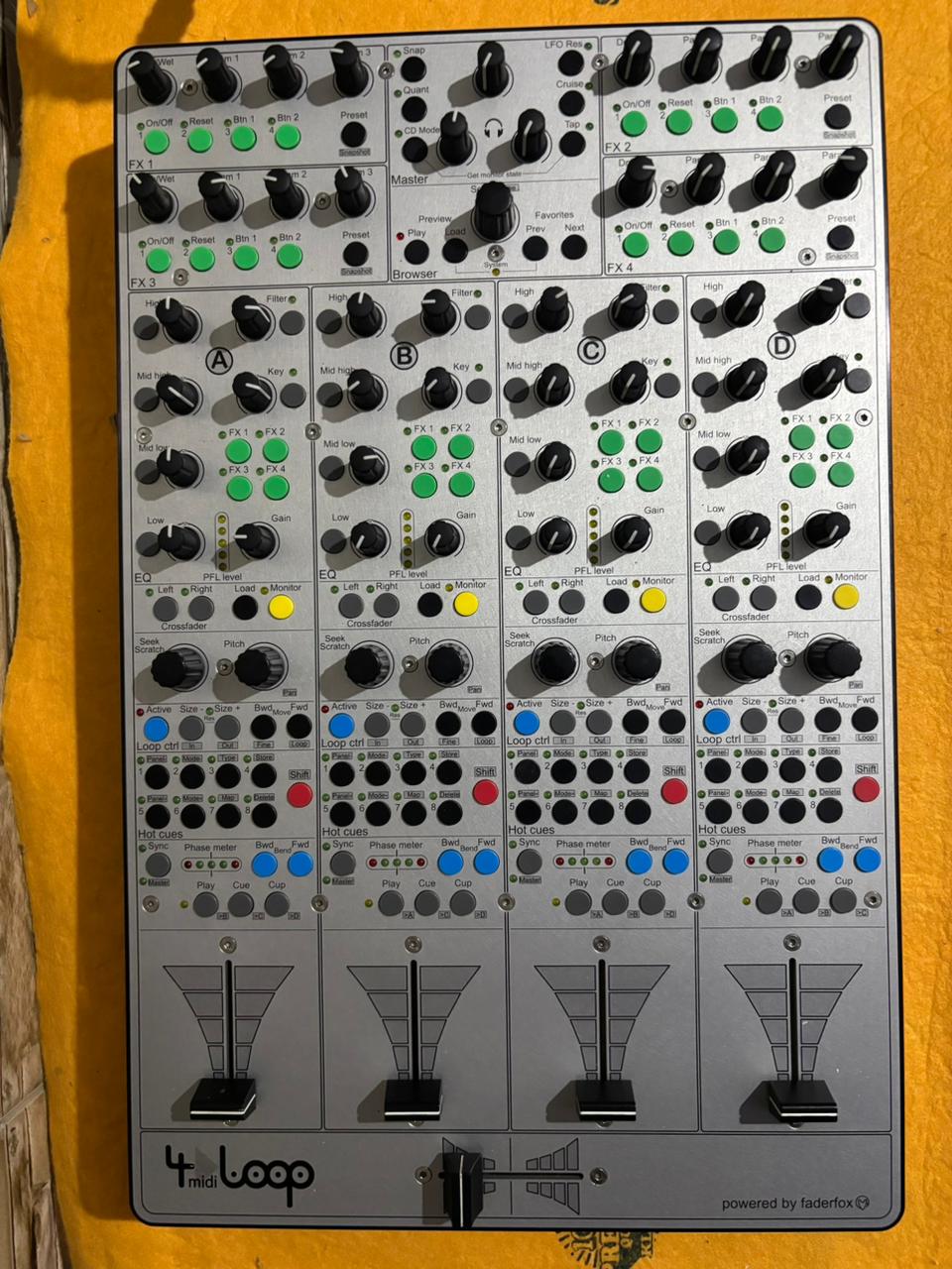 Faderfox 4midiloop Midi Controller