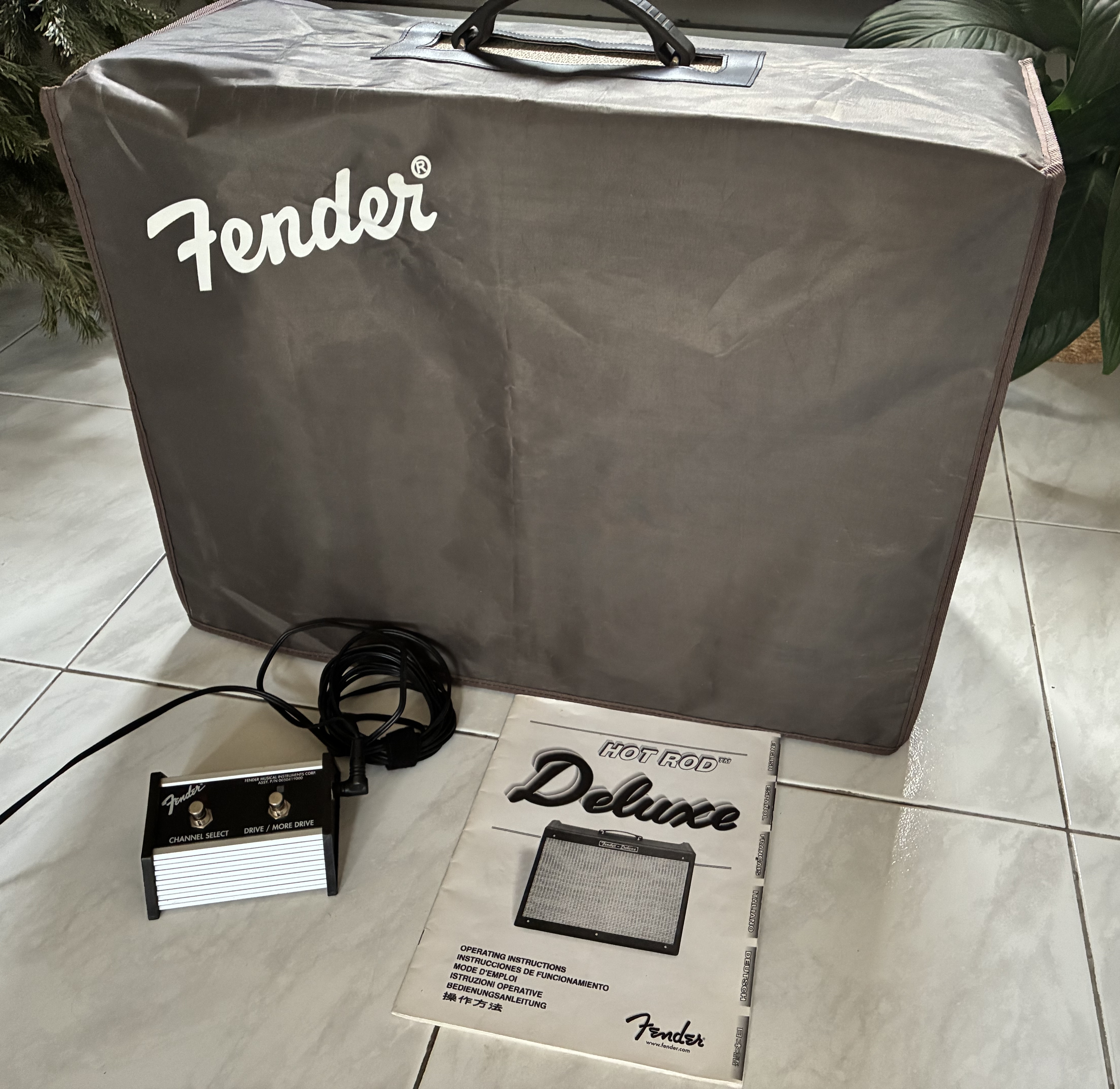 Ampli à lampes Fender Hotrod Deluxe III "Blonde" avec housse