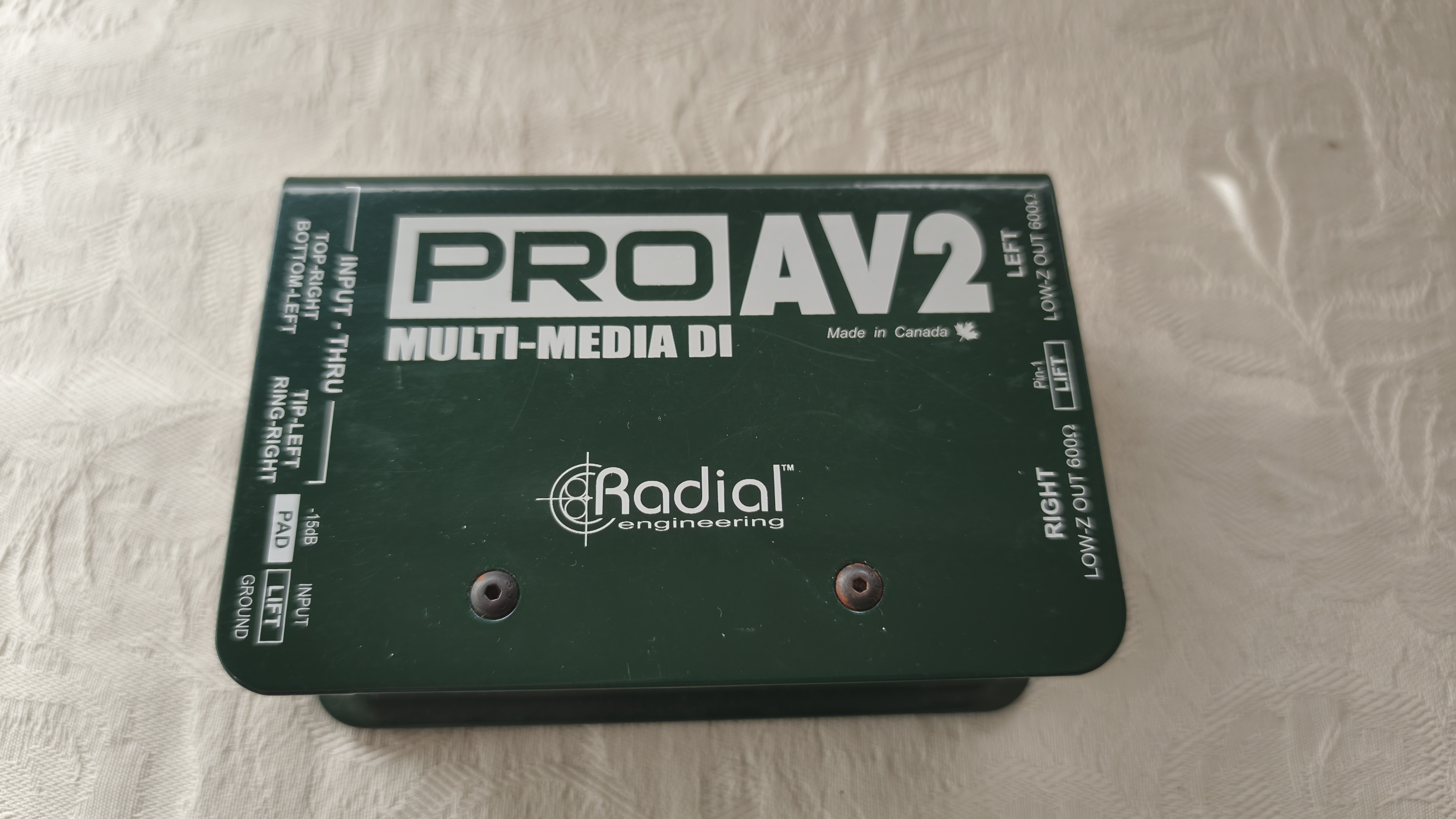 Vend DI Radial proAV2
