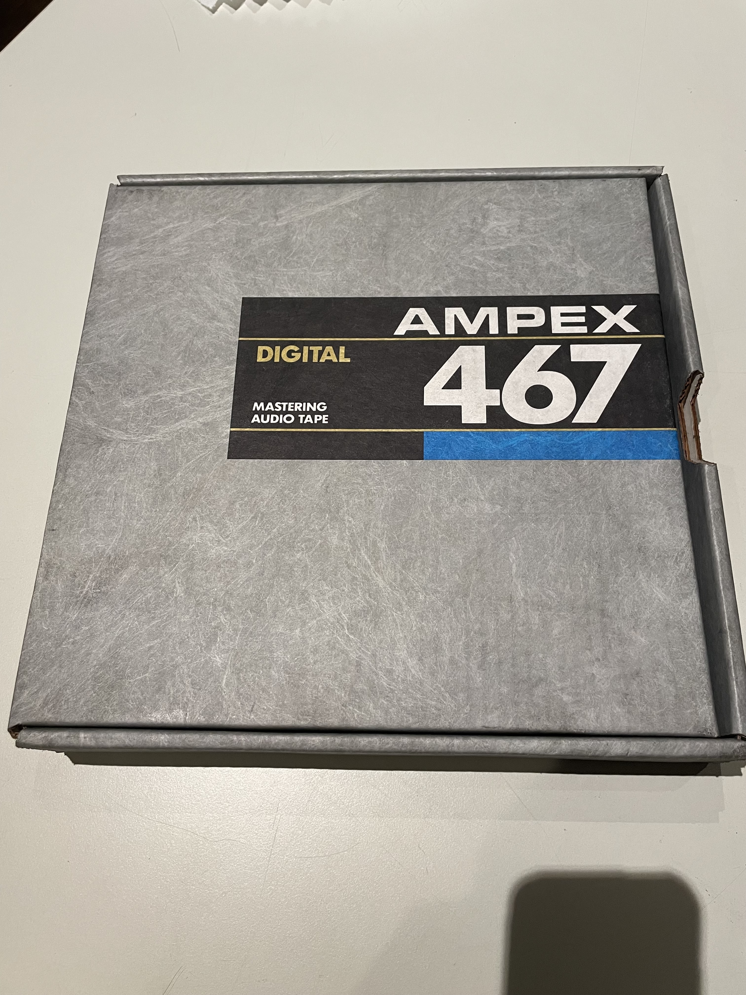 Vends Ampex 467 Digital Mastering Audio Tape (NEUVE)