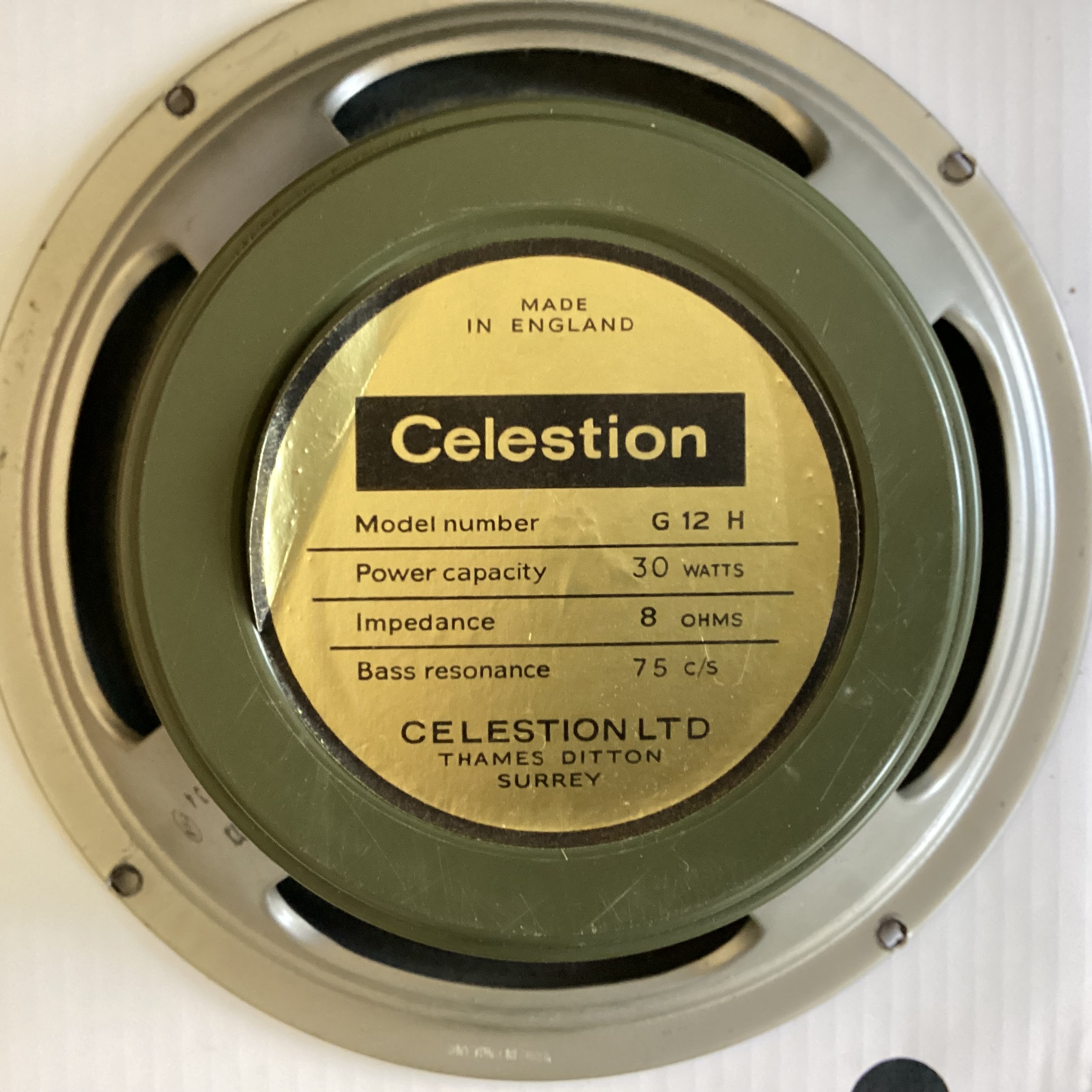 Celestion G12H30 Pulsonic 8 ohms
