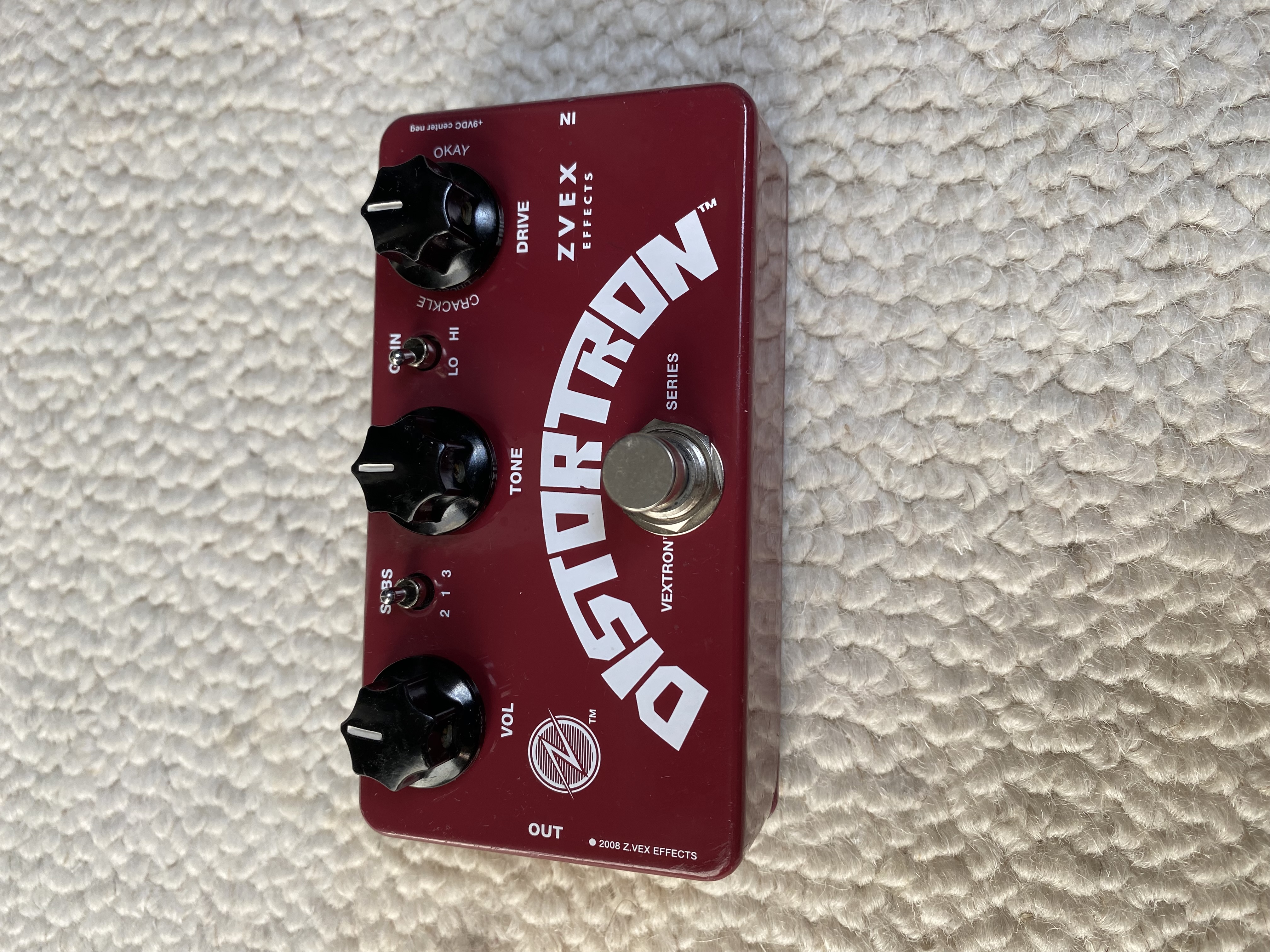 Vends pédale de overdrive/distortion Zvex Distortron