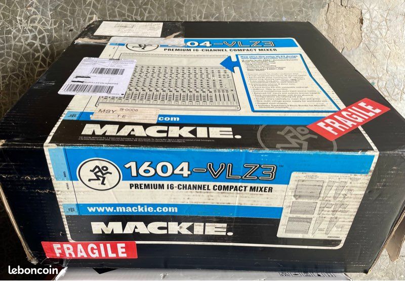 Vends Console Mackie 1604-VLZ3 proche du neuf