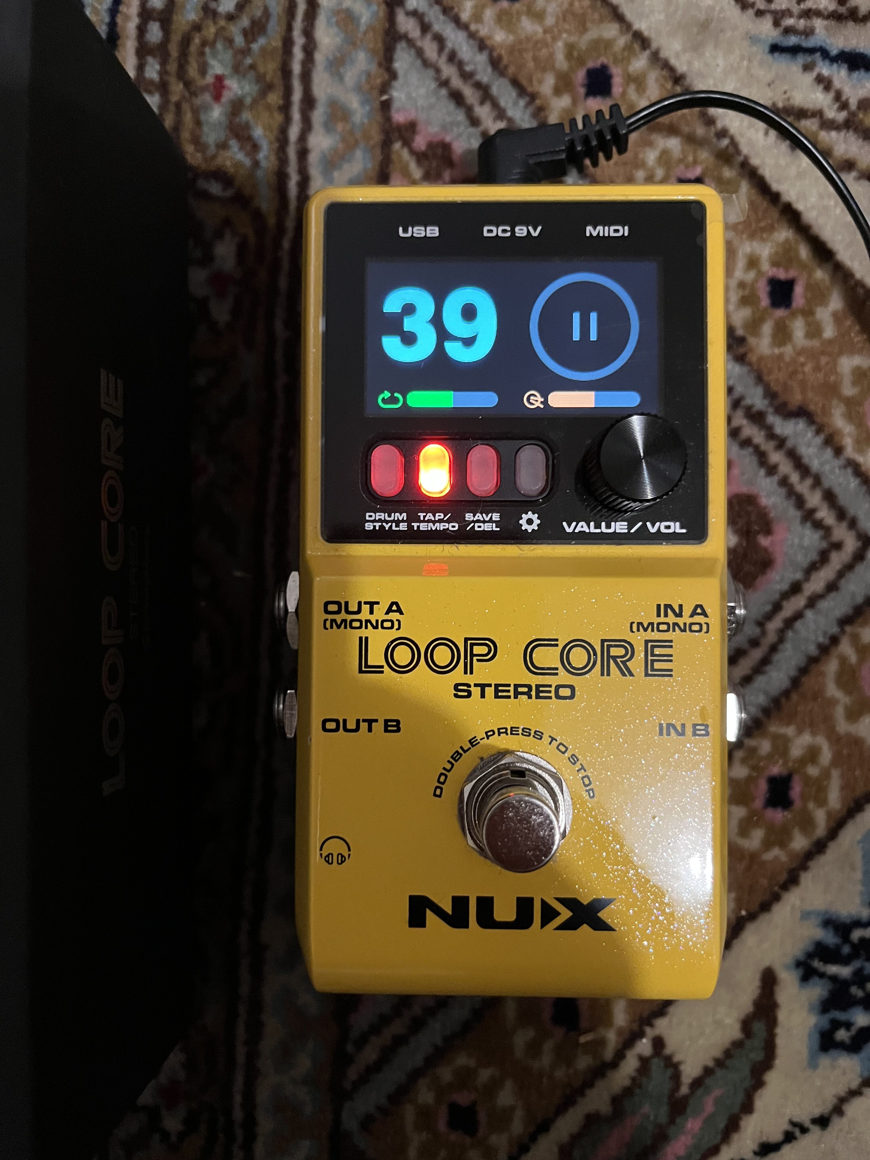 Vends Nux loop core stereo