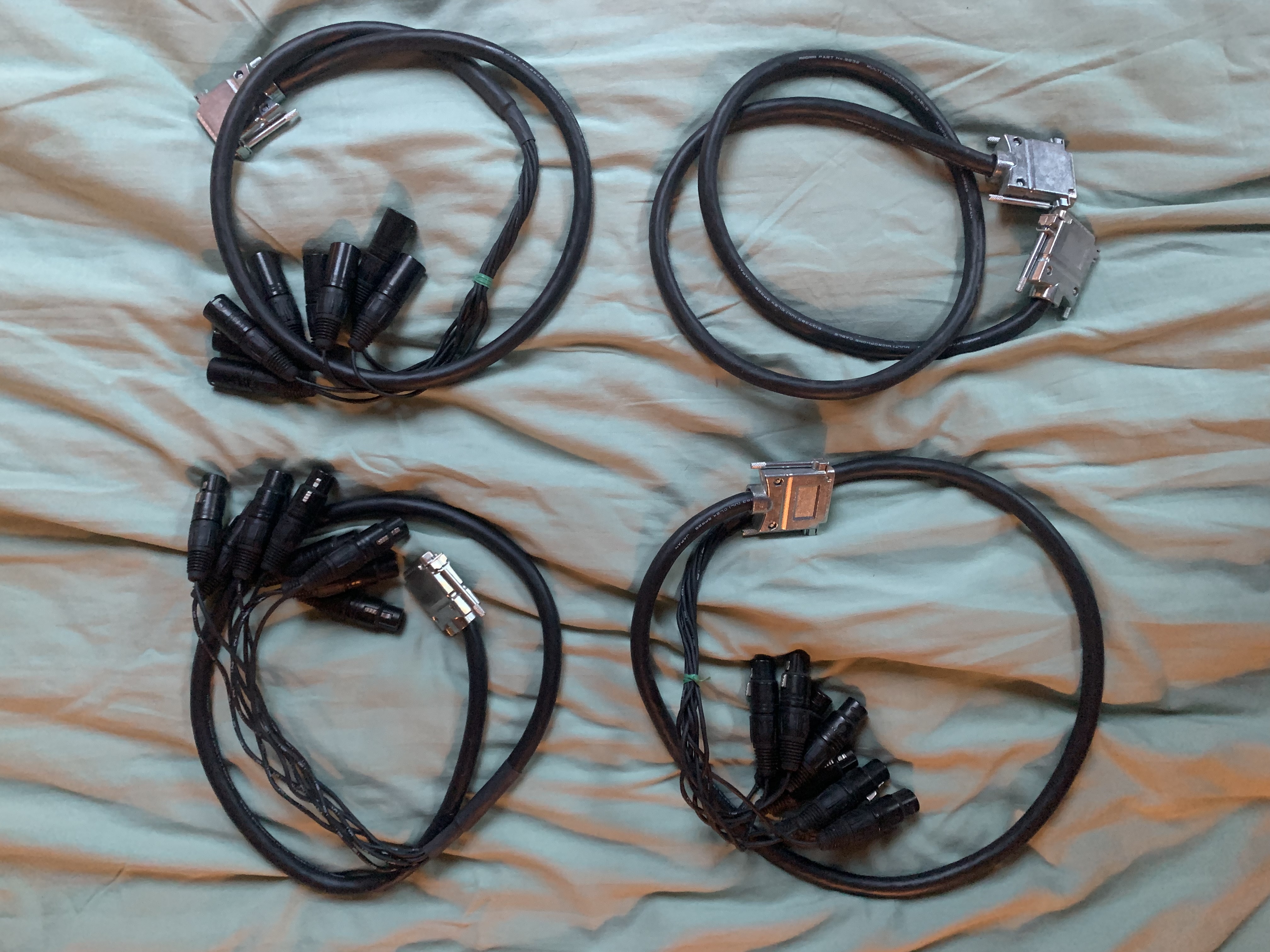Vends octopaires mogami/NEUTRIK par vintage King audio