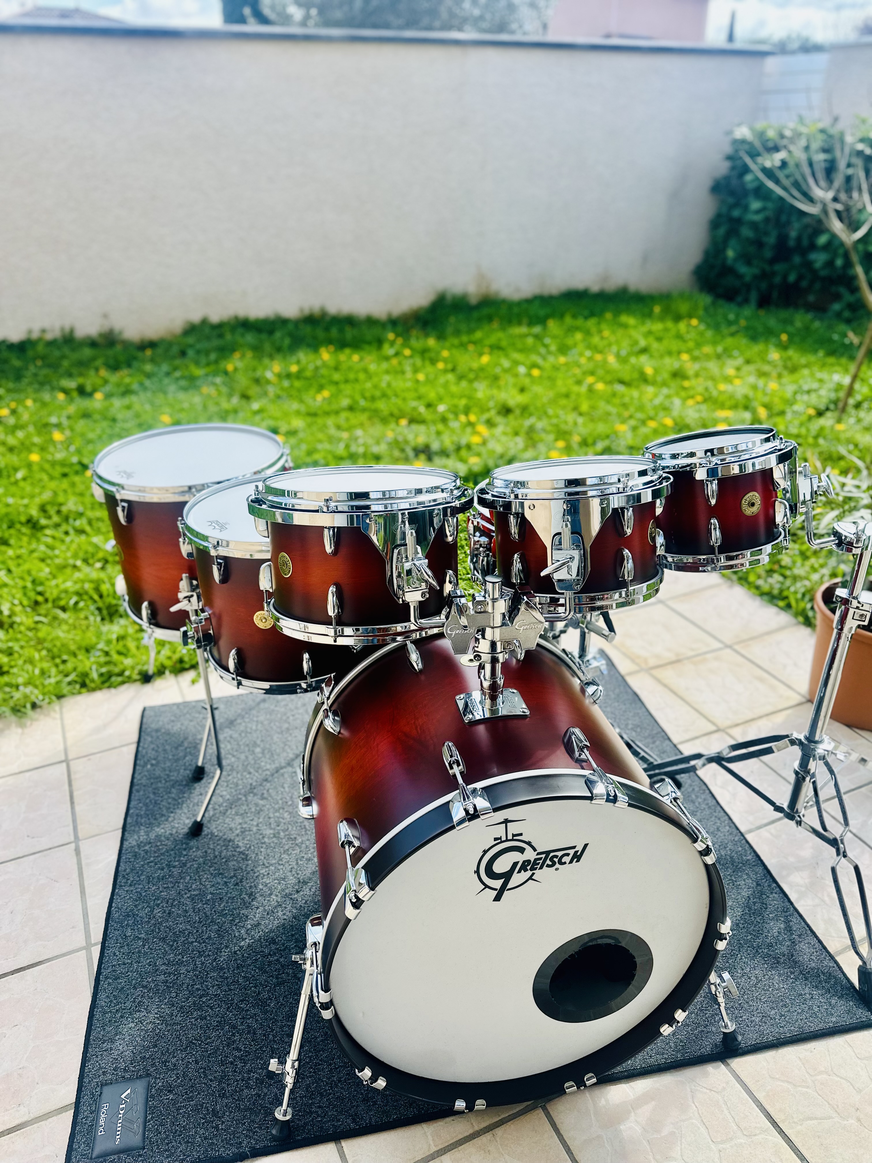 Gretsch usa custom 130th anniversaire 7 fûts 