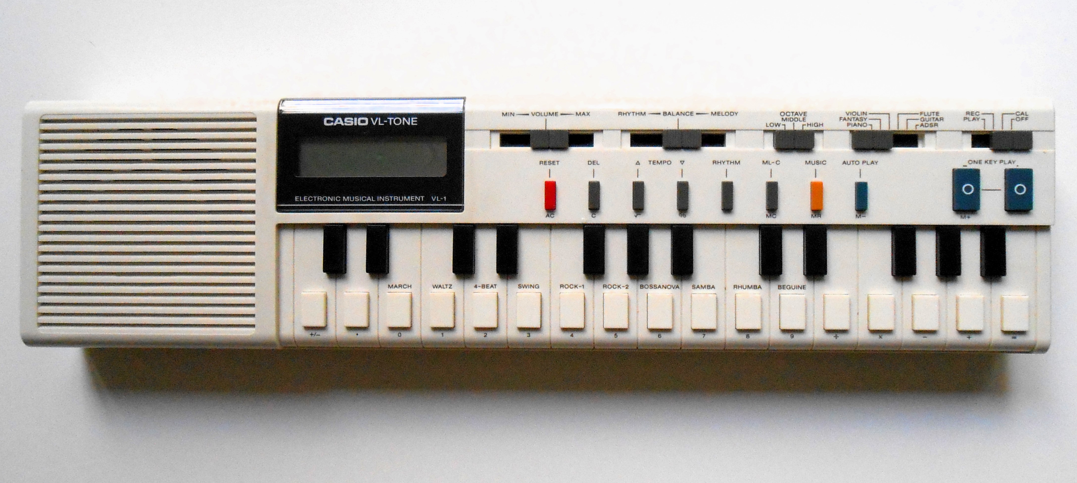Mini-clavier synthétiseur vintage CASIO VL-1 (1981) + piles