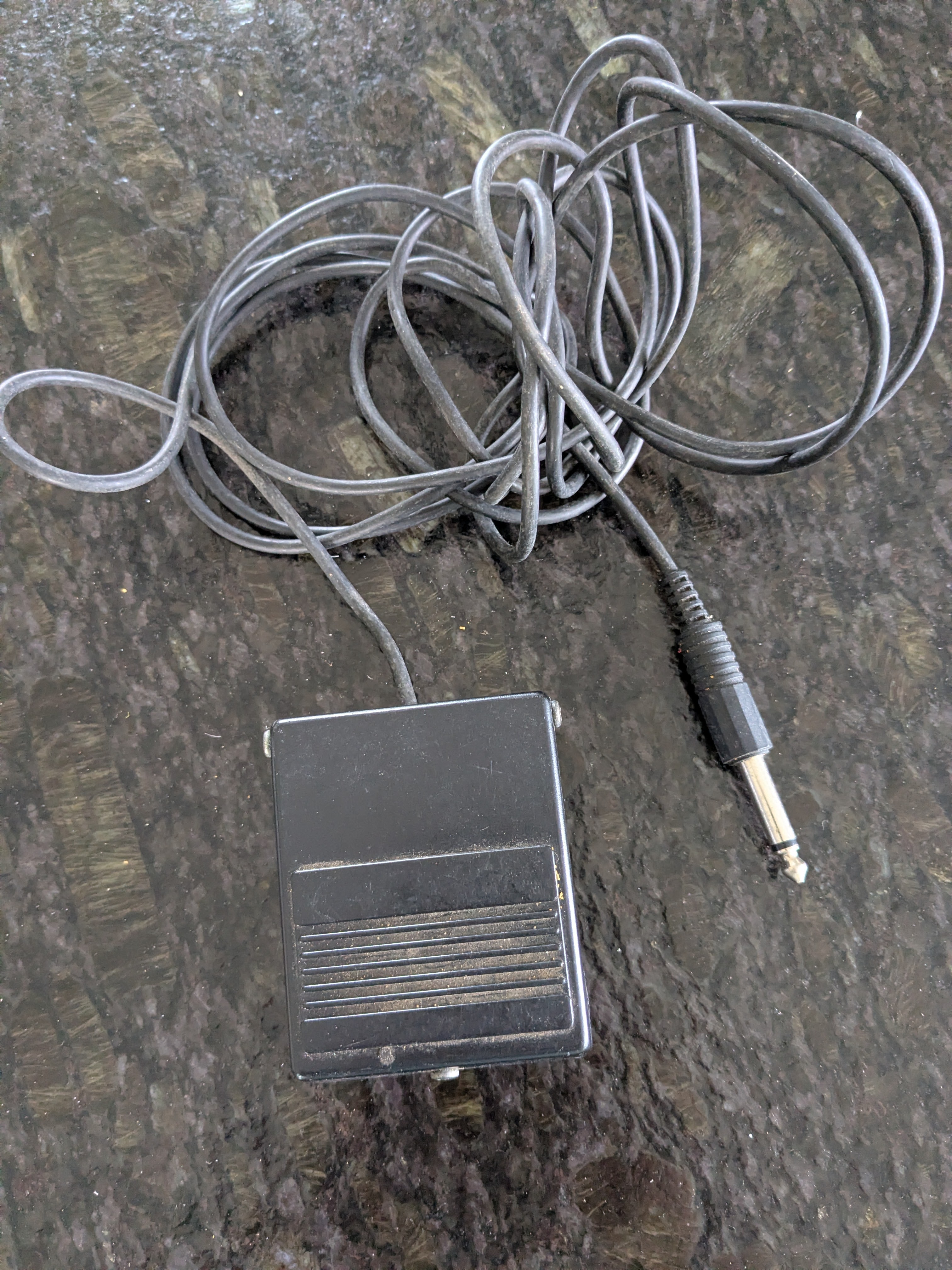 Pédale sustain Roland et Pédale click. 