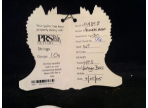 PRS Dave Navarro Model Jet White