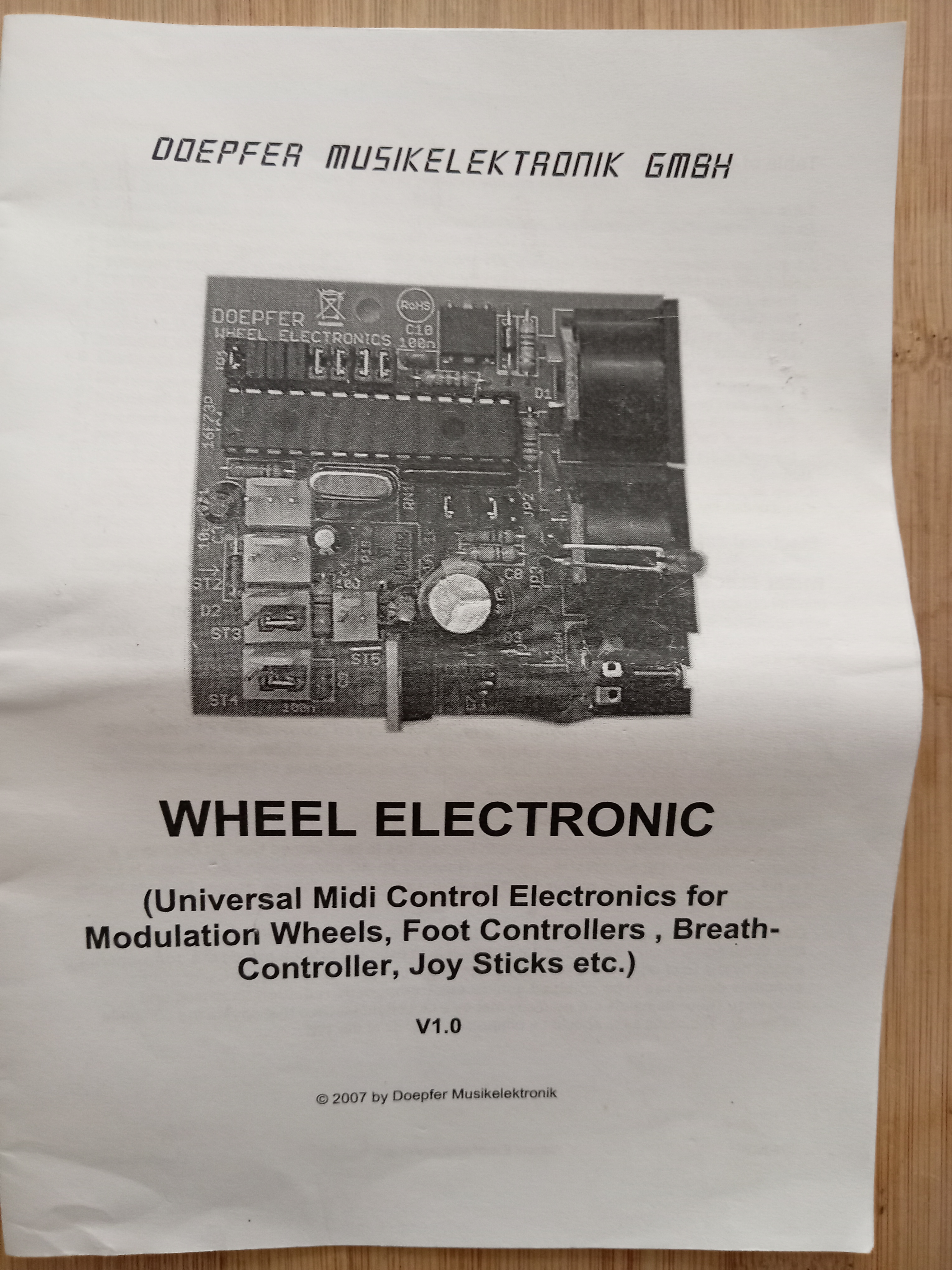 Doepfer Wheel Electronic (60542)