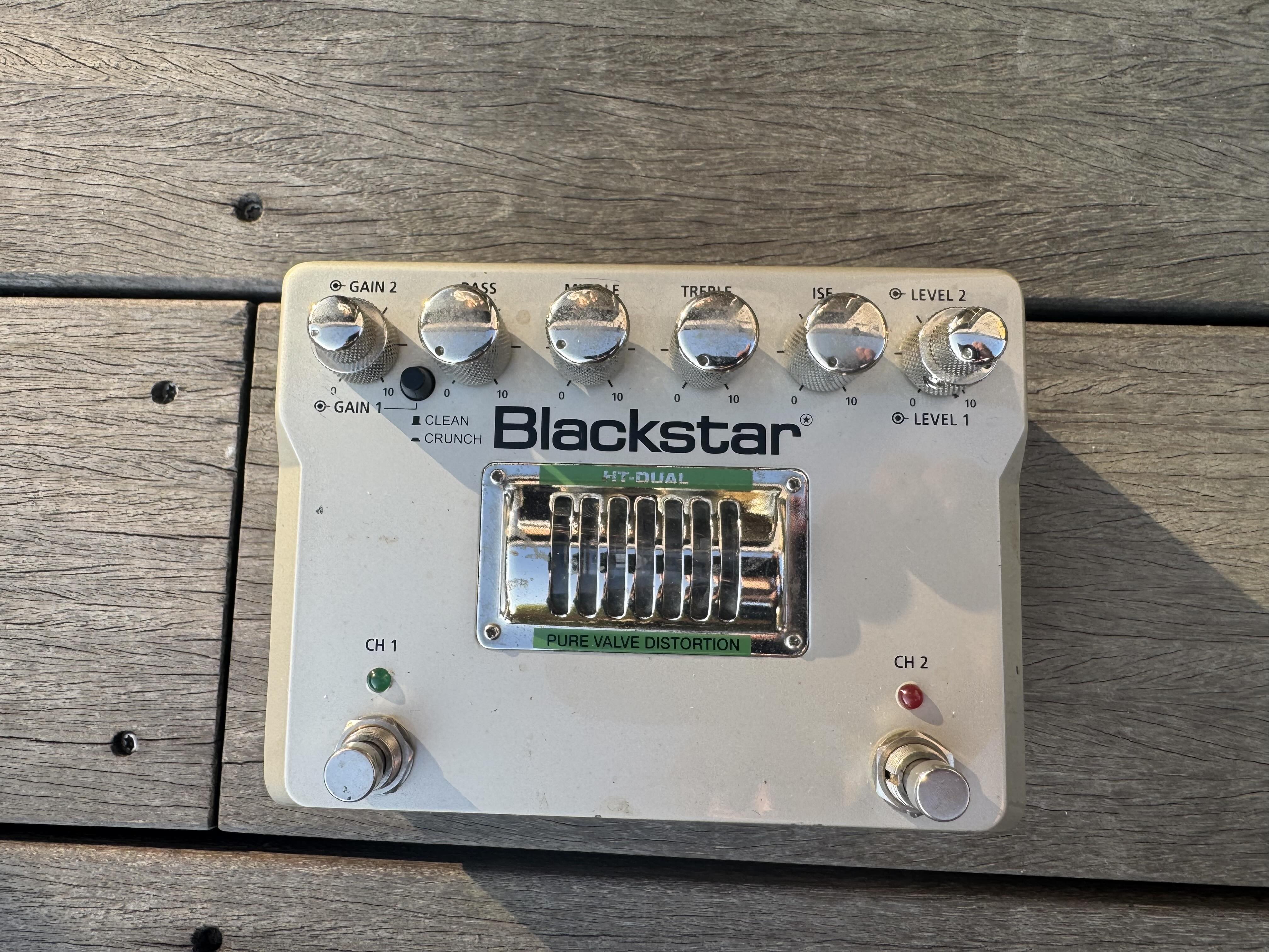 Pédale distorsion Blackstar HT-Dual + alim