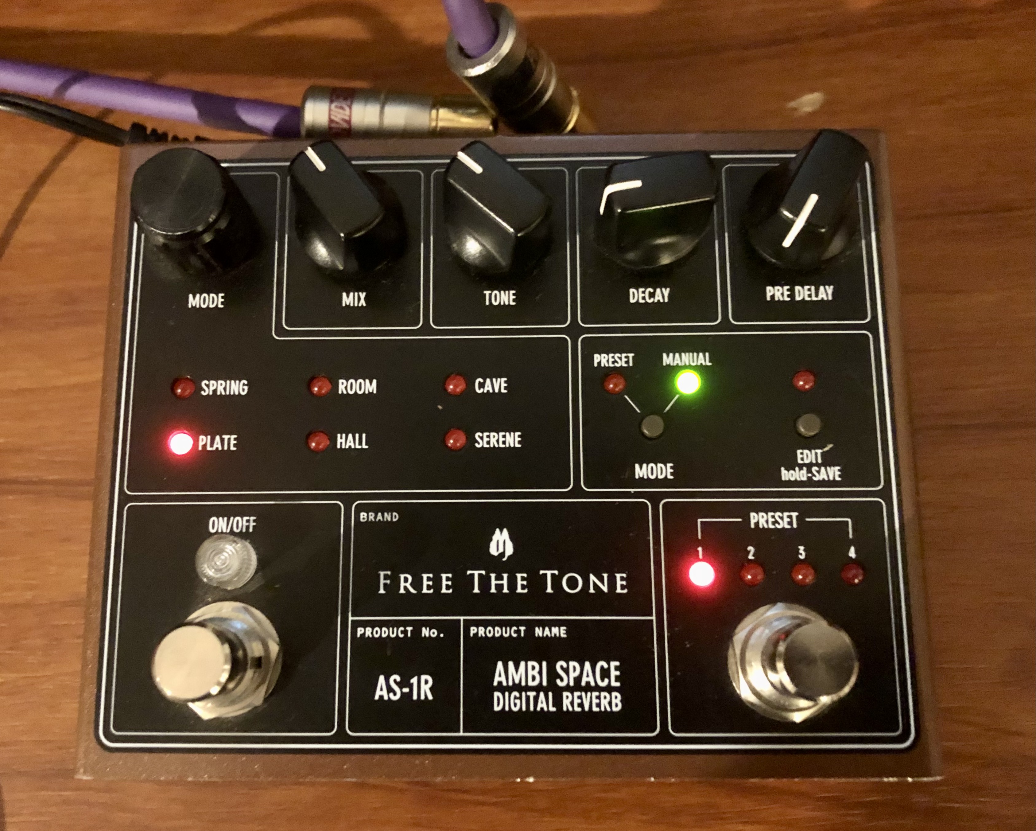 Reverb Free the tone Ambi Space AS 1R