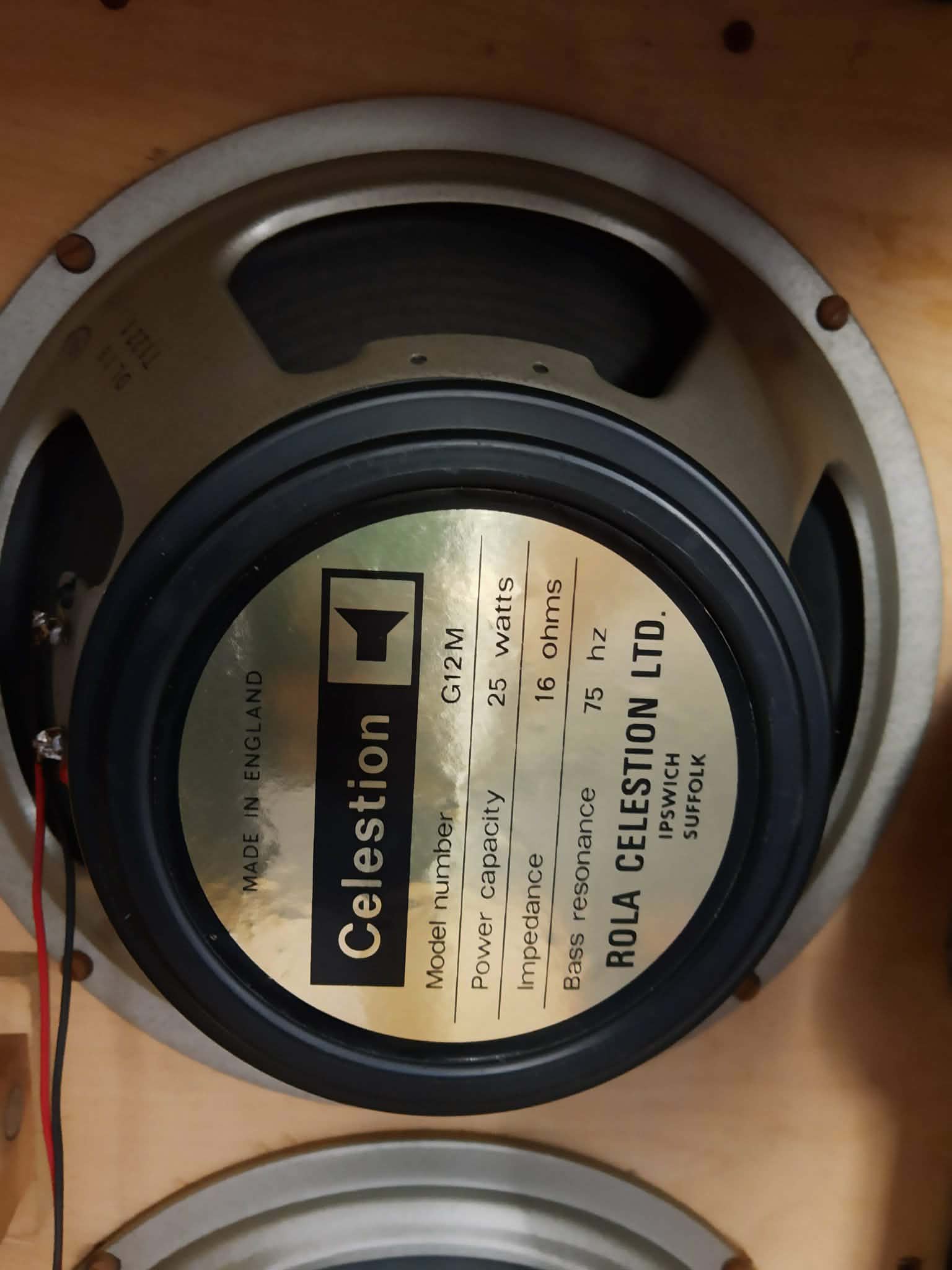 Celestion G12M25 Blackback (98331)
