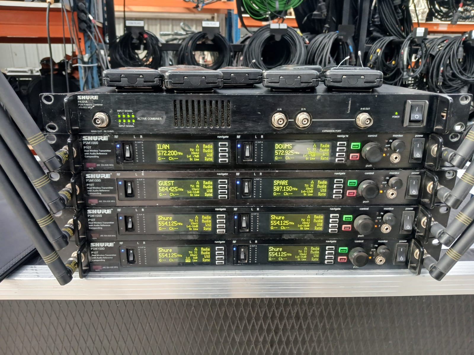 kit Shure PSM1000 (PA821B / P10T / P10R)