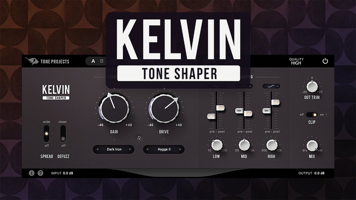 Vends Plug in Kelvin Tone Shaper Tone projects