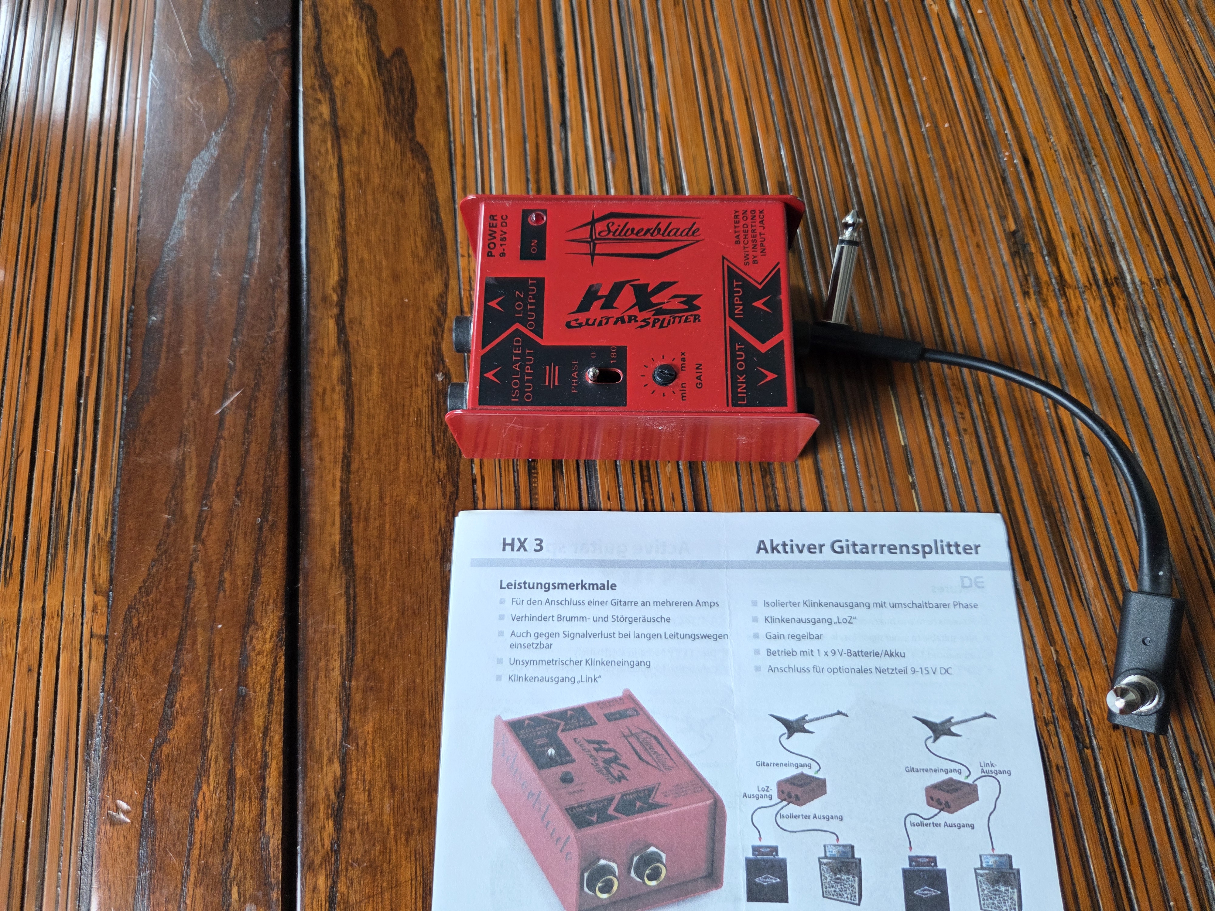 Vends Silverblade HX3 splitter signal guitare