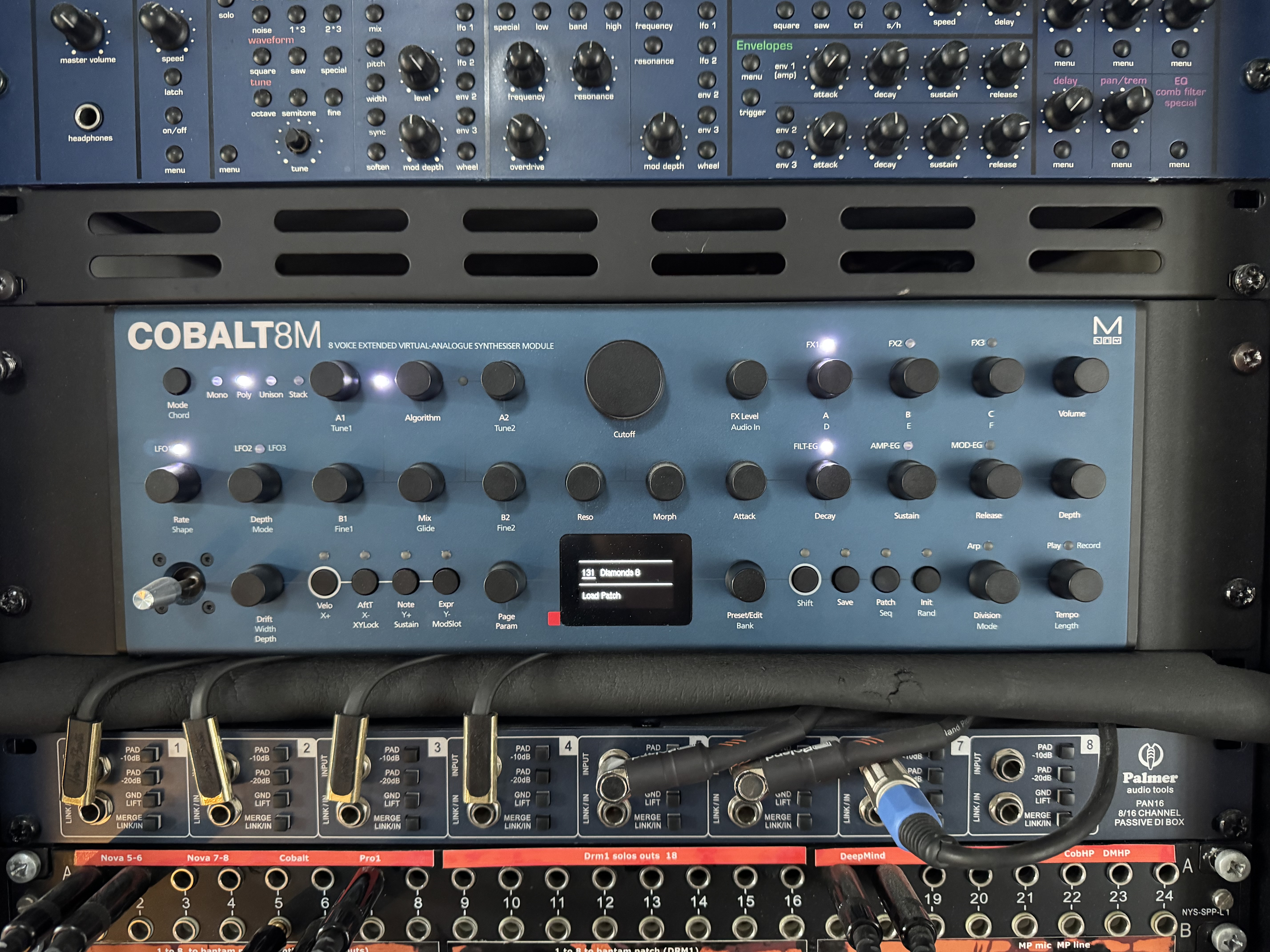 Vends Modal Cobalt 8M en rack