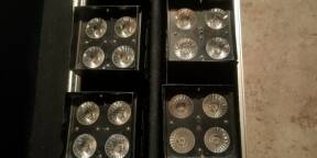 vends projecteurs a leds sur batteries par lot ou a l,unité move color et deco 508 hf electroconcept