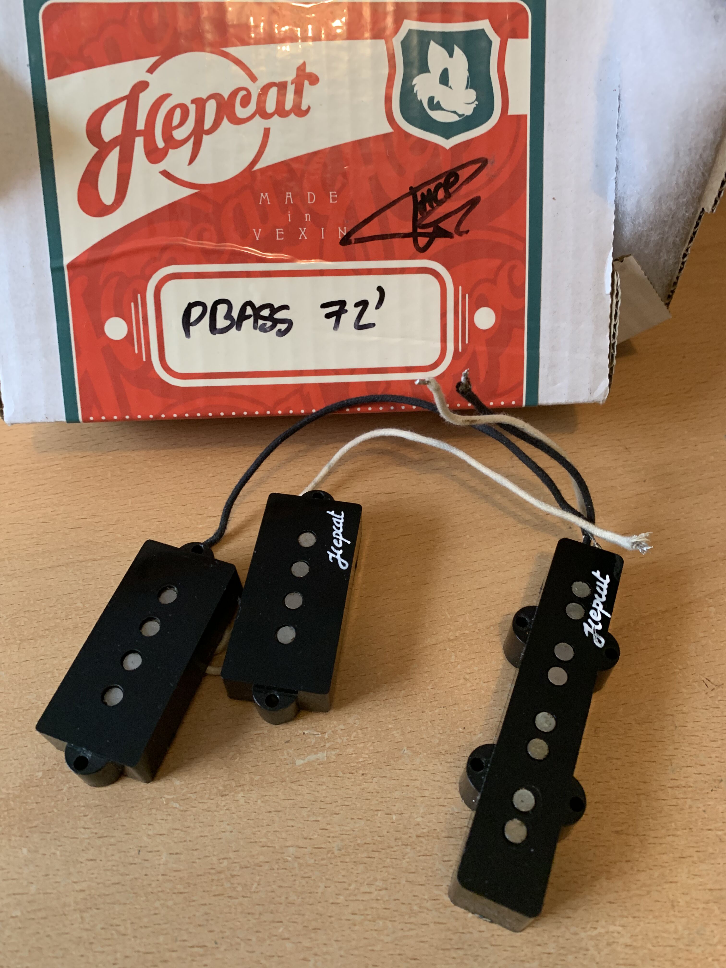 Hep Cat Pickups Precision Bass '62 Set (76942)