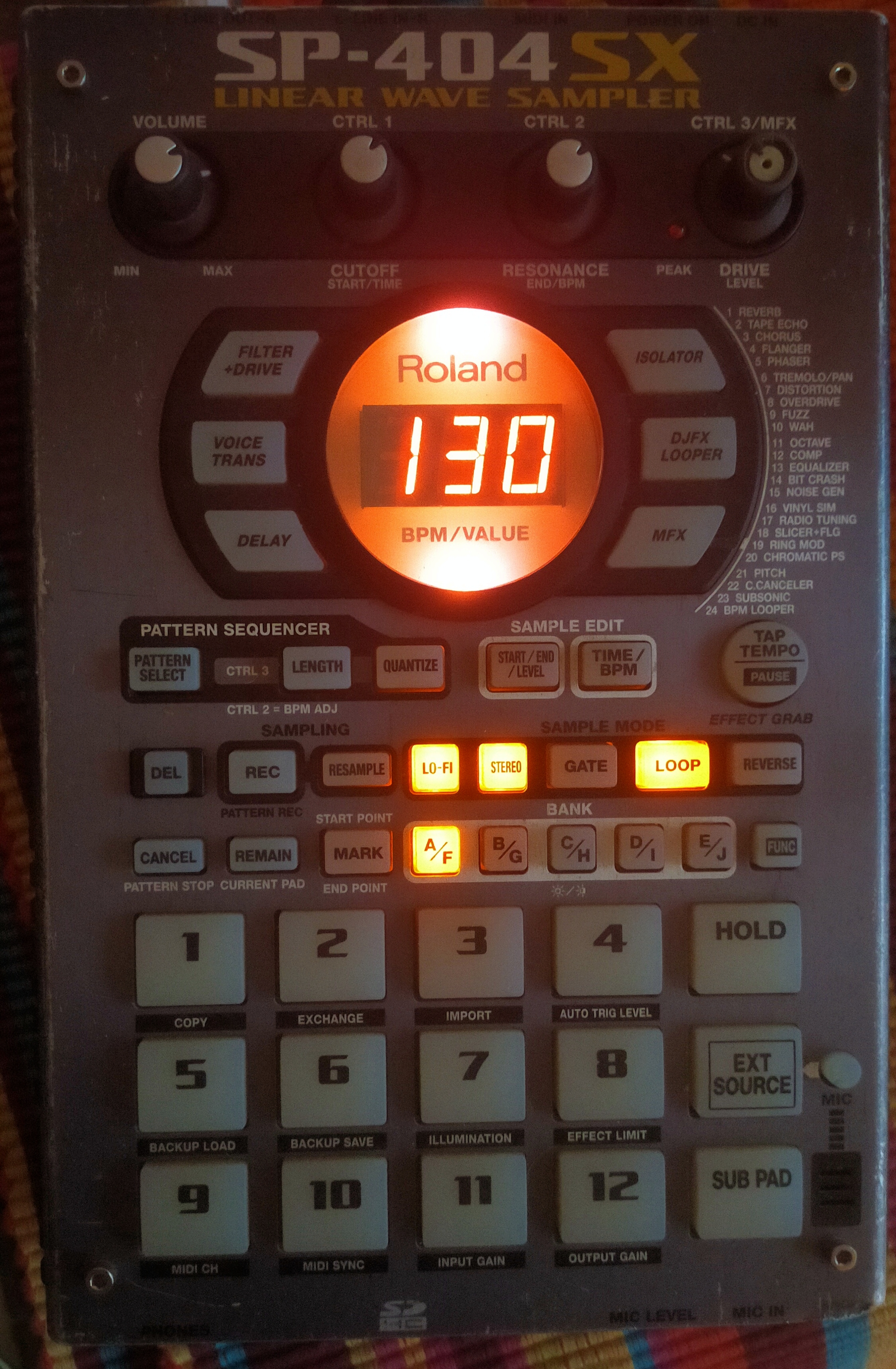 Roland sp404sx   État moyen