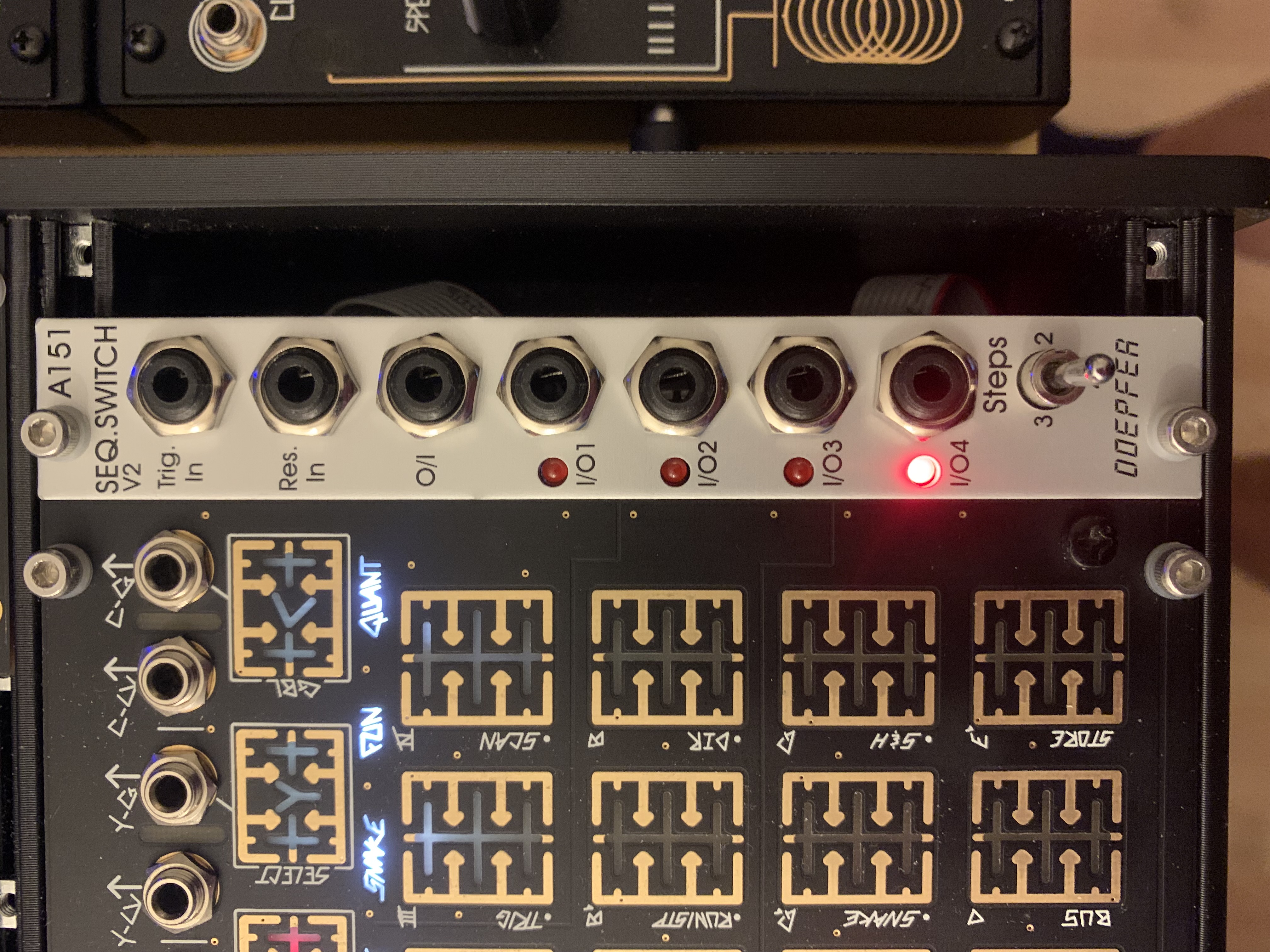 Doepfer A-151 Quad Sequential Switch